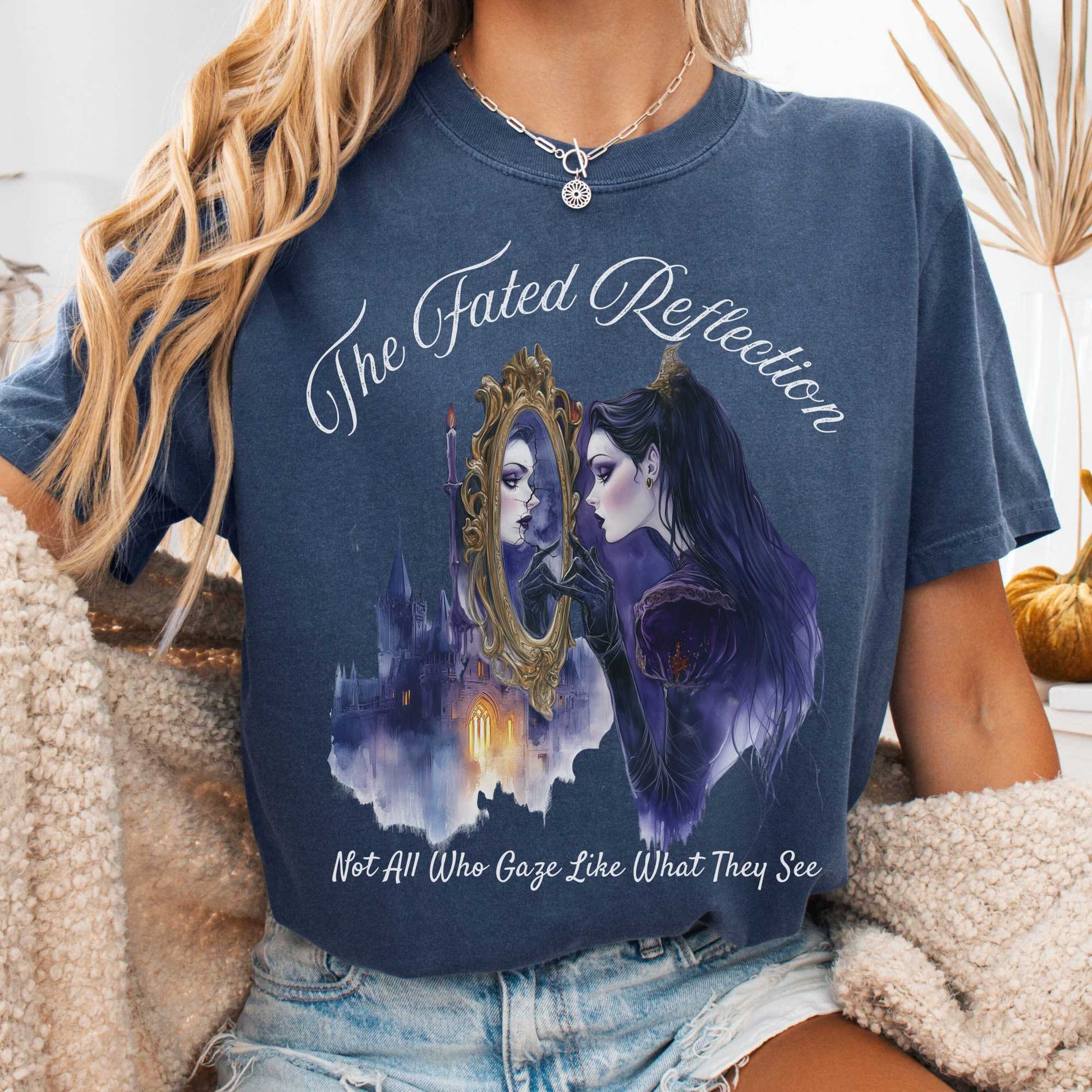 T-Shirt Denim / S The Fated Reflection Fairytale Shirt The Mystic Eden