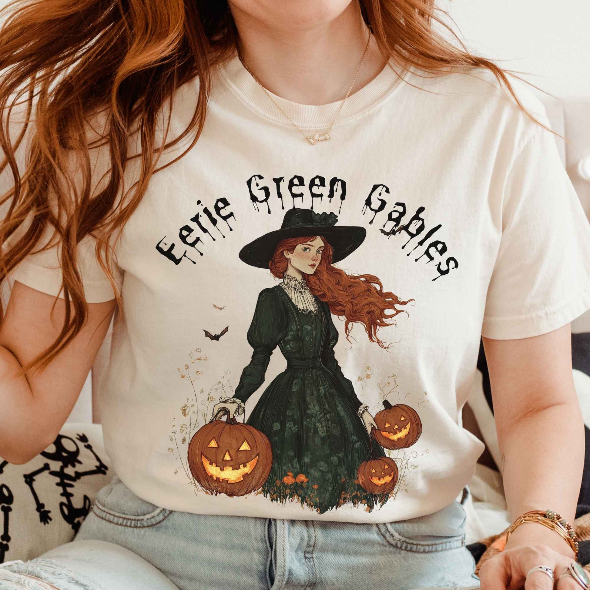 T-Shirt Eerie Green Gables Halloween Shirt The Mystic Eden