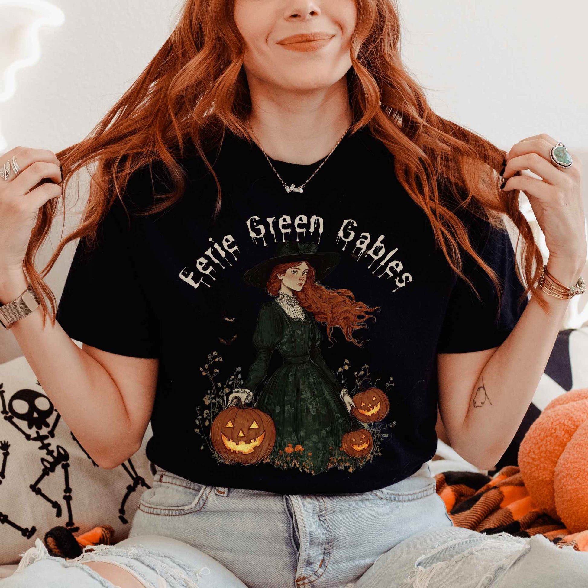 T-Shirt Eerie Green Gables Halloween Shirt The Mystic Eden