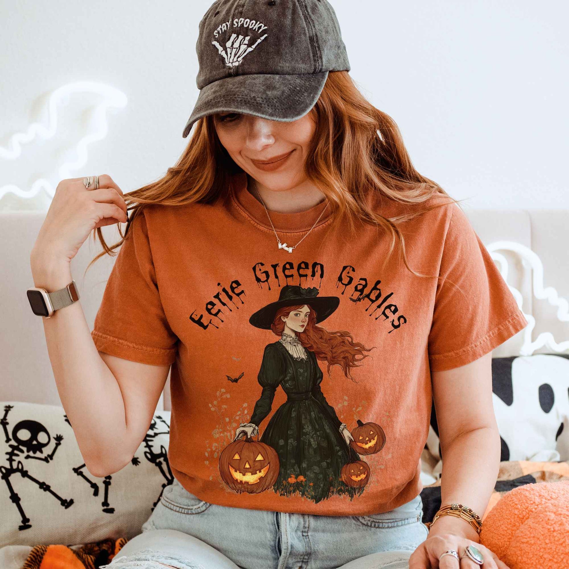 T-Shirt Eerie Green Gables Halloween Shirt The Mystic Eden