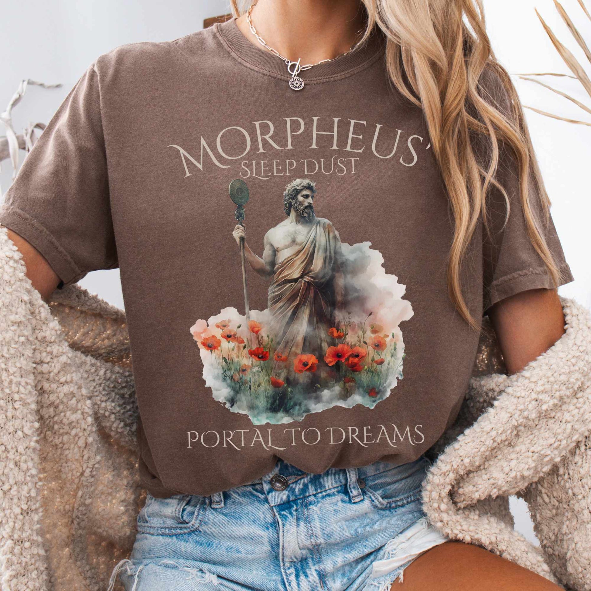 T-Shirt Espresso / S Morpheus' Sleep Dust - Portal to Dreams Tee The Mystic Eden