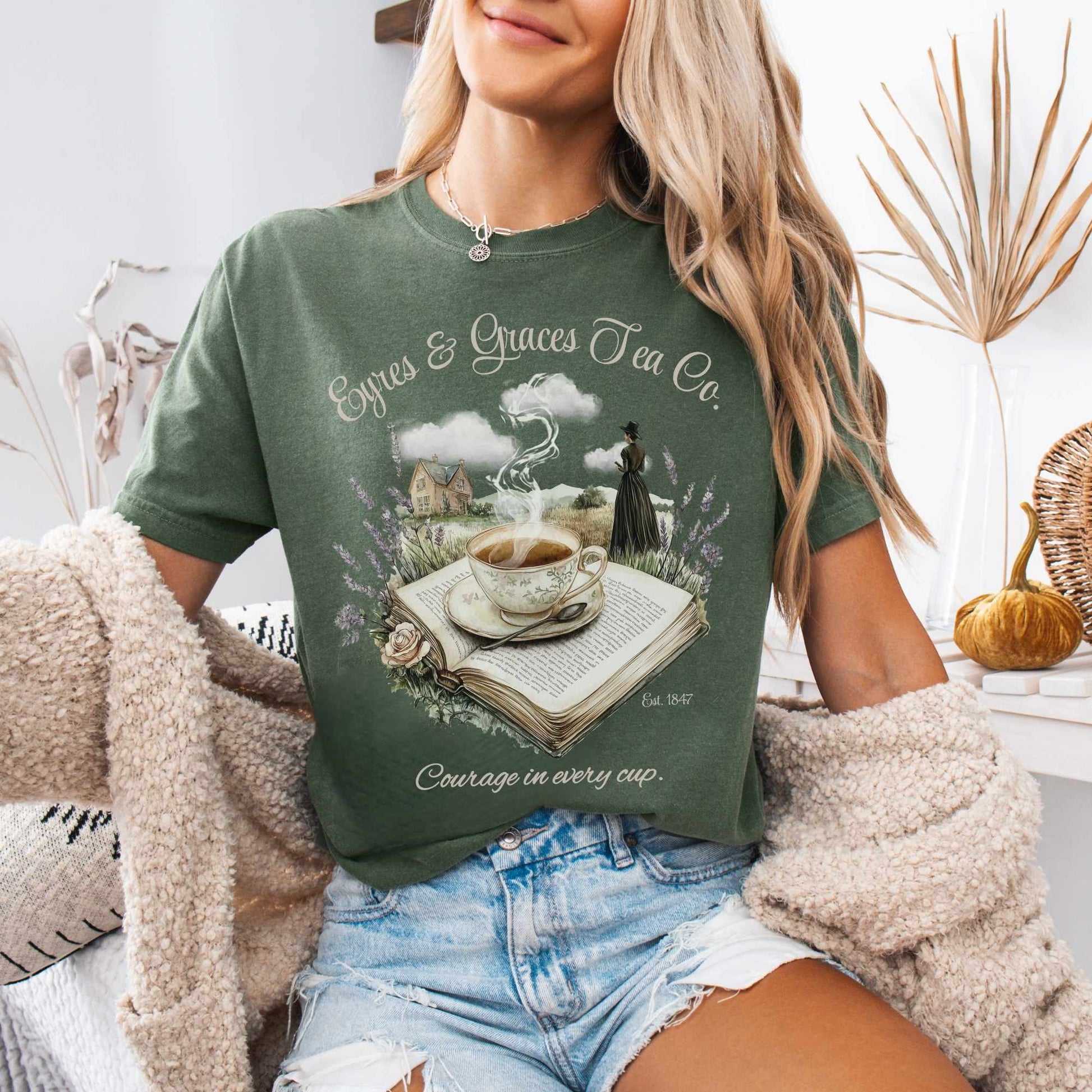 T-Shirt Eyres & Graces Tea Co Jane Eyre Shirt The Mystic Eden