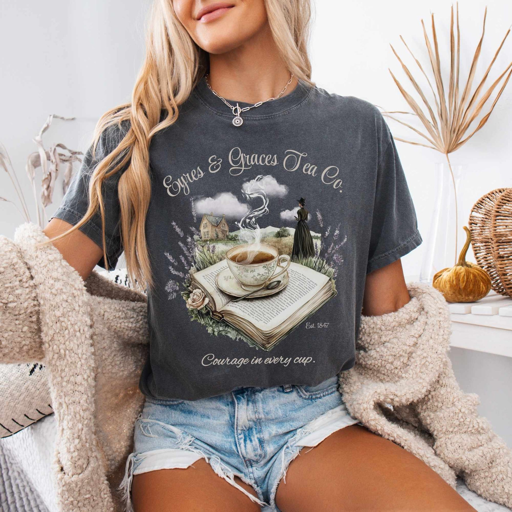T-Shirt Eyres & Graces Tea Co Jane Eyre Shirt The Mystic Eden