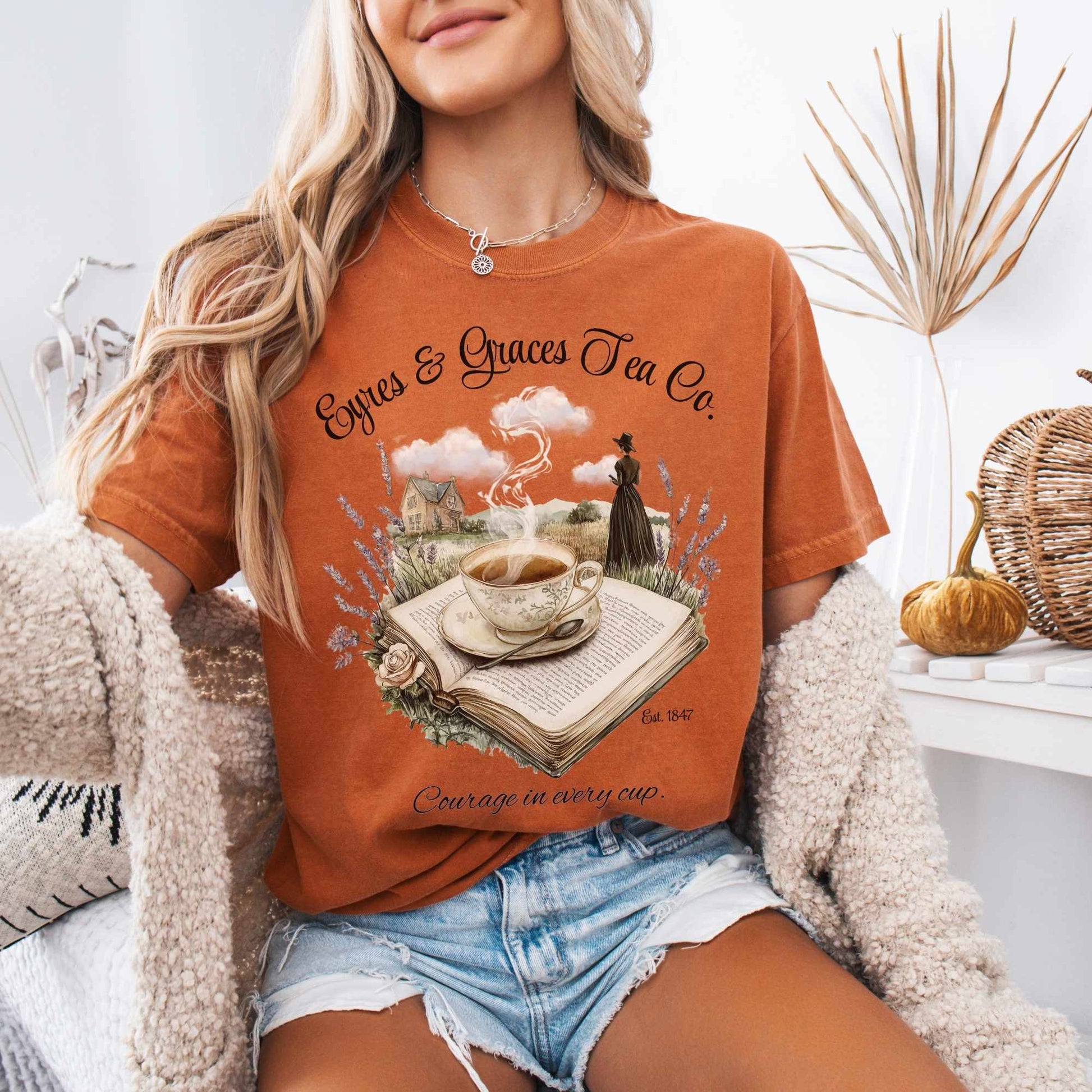 T-Shirt Eyres & Graces Tea Co Jane Eyre Shirt The Mystic Eden