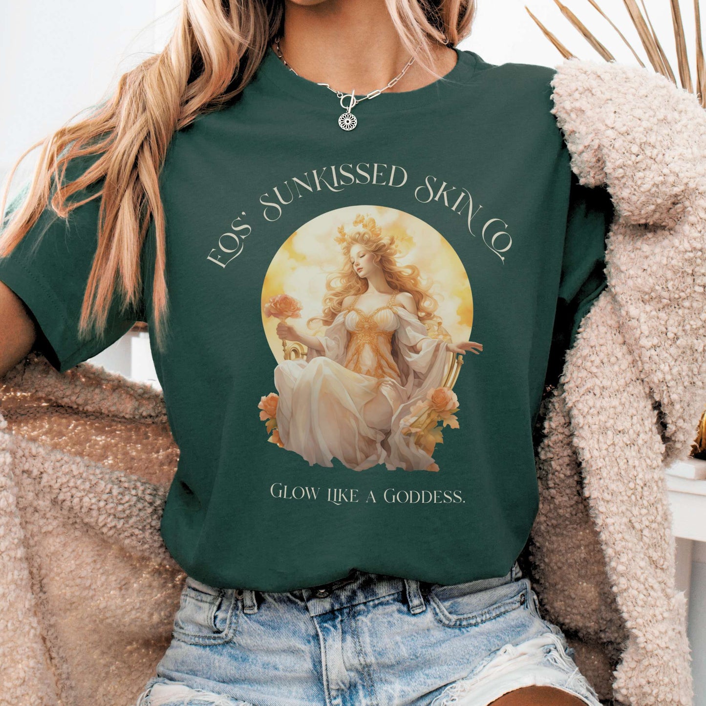 T-Shirt Forest / S Eos' Sunkissed Skin Co. Bella + Canvas Tee – Glow Like a Goddess The Mystic Eden