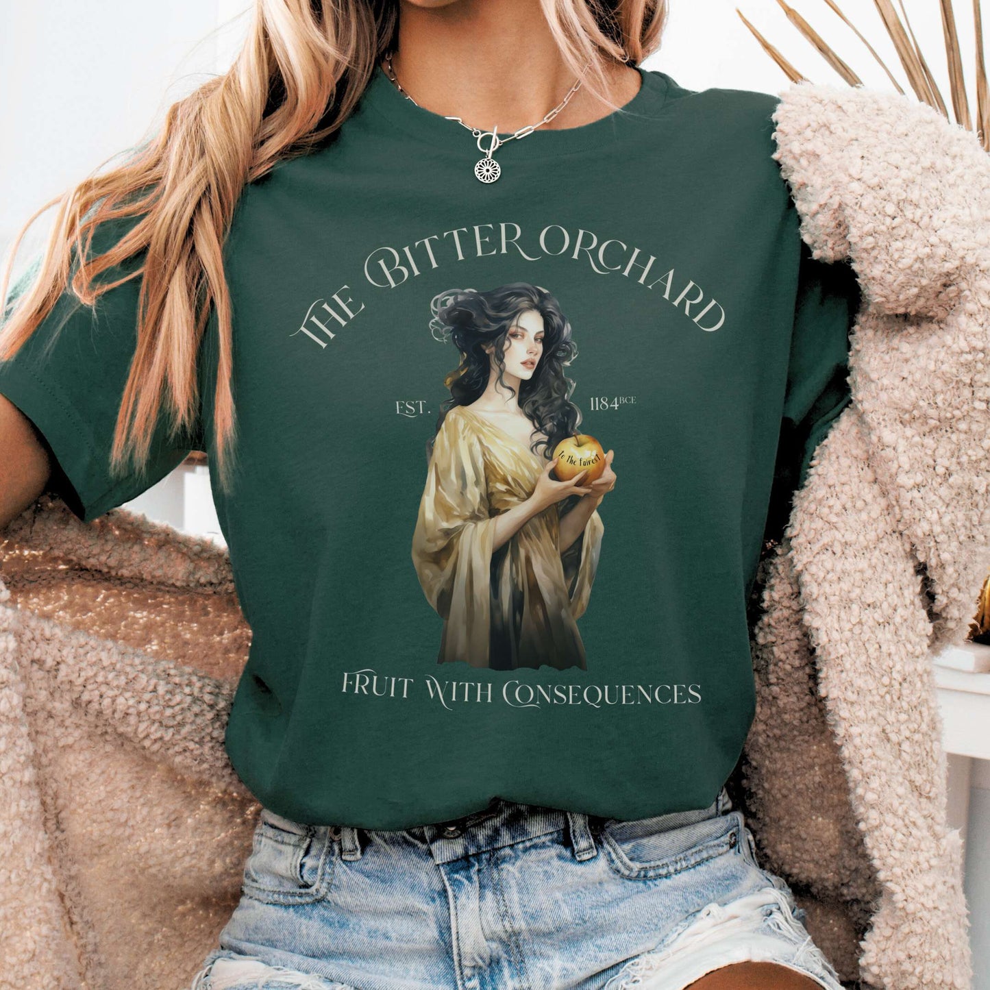 T-Shirt Forest / S The Bitter Orchard Bella + Canvas Tee – Fruit With Consequences The Mystic Eden