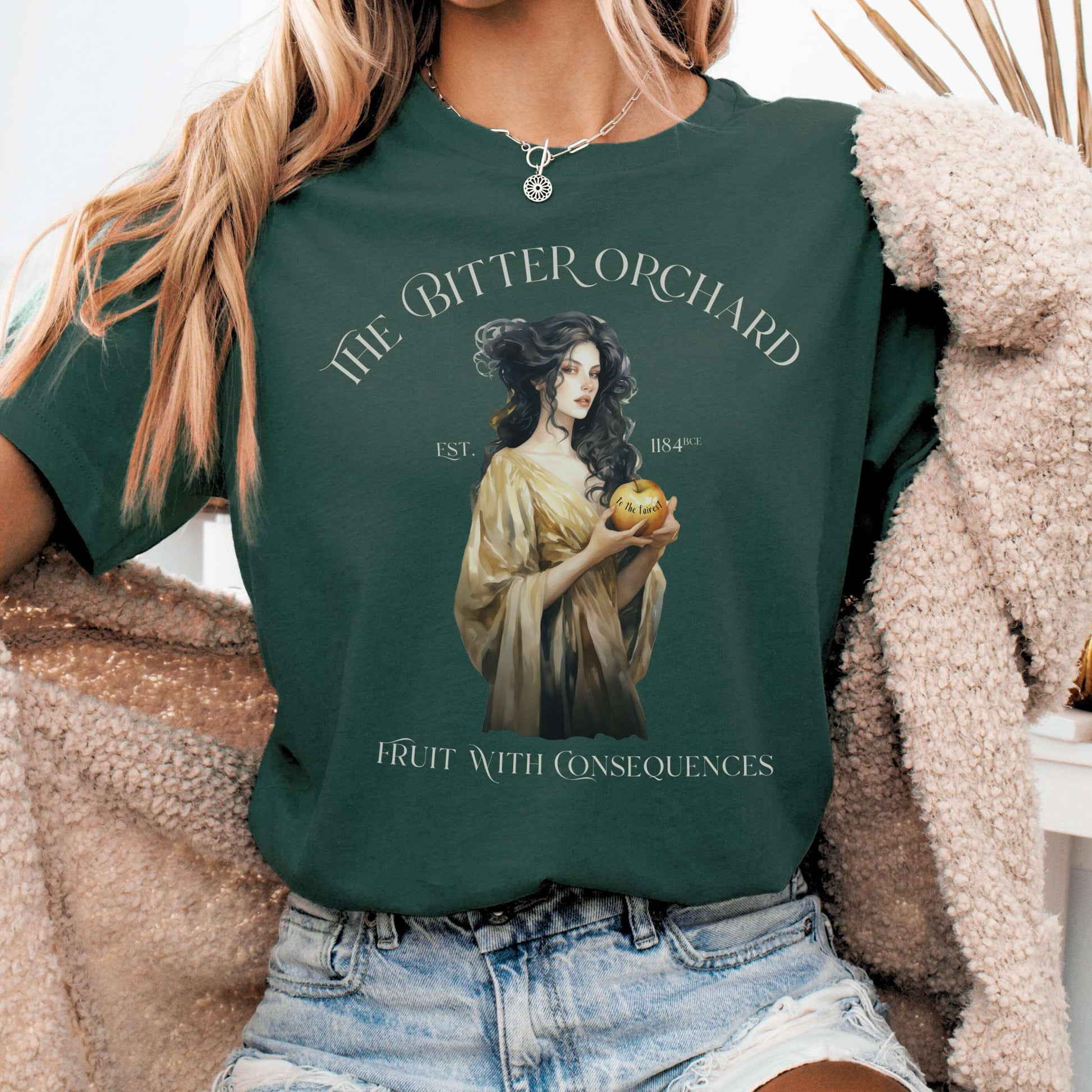 T-Shirt Forest / S The Bitter Orchard Bella + Canvas Tee – Fruit With Consequences The Mystic Eden