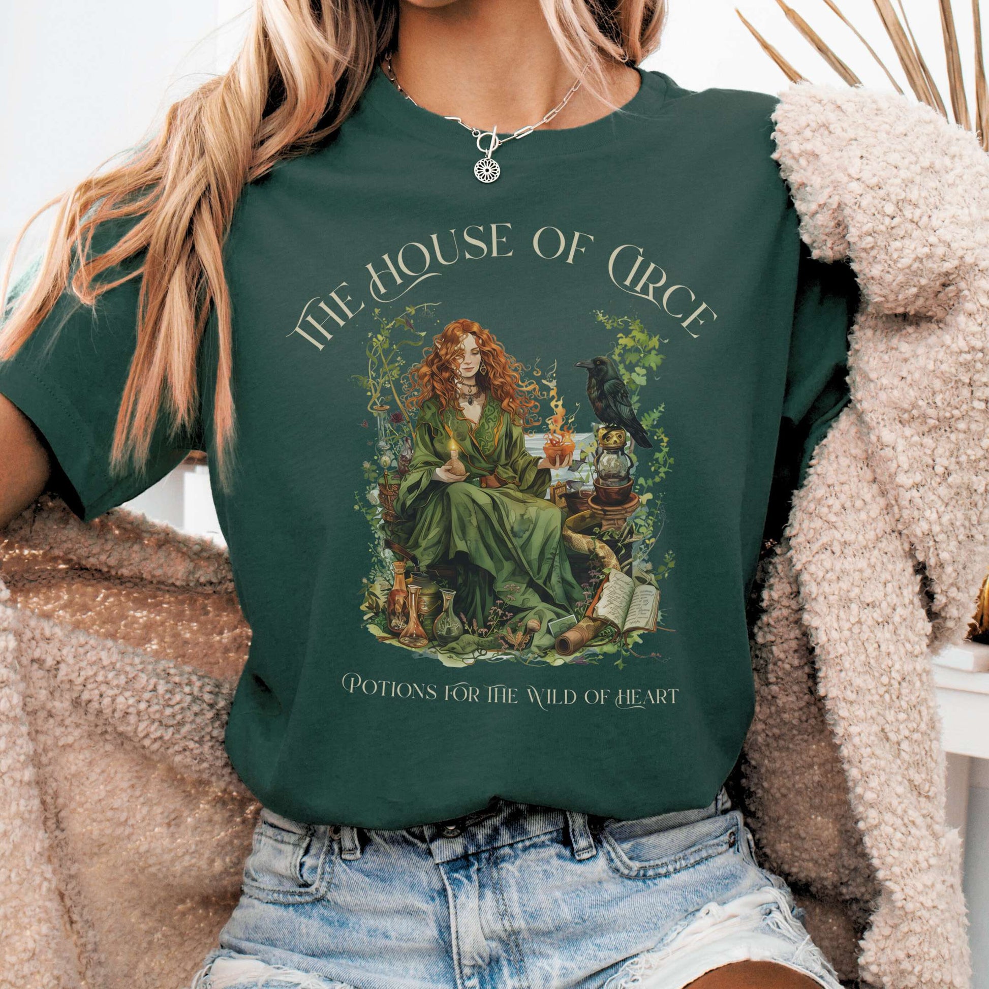 T-Shirt Forest / S The House of Circe Bella + Canvas Tee – Potions & Magic Tee The Mystic Eden