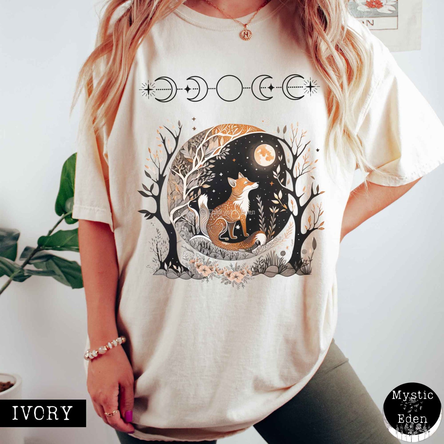 T-Shirt Fox goblincore shirt witchy whimsigoth t-shirt The Mystic Eden