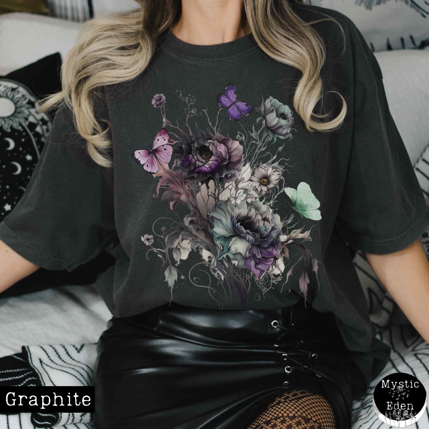 T-Shirt Graphite / S Witchy Whimsigoth T-shirt The Mystic Eden