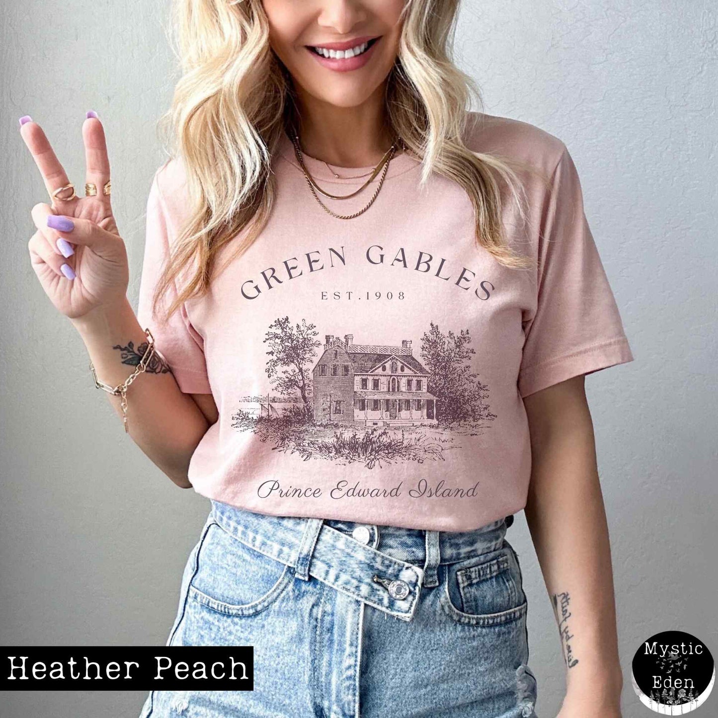 T-Shirt Heather Peach / XS Anne of Green Gables Shirt The Mystic Eden