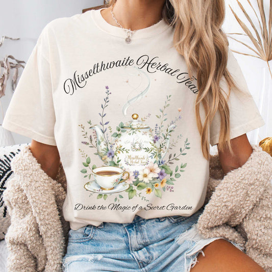 T-Shirt Ivory / S Misselthwaite Herbal Teas - The Secret Garden Tee The Mystic Eden