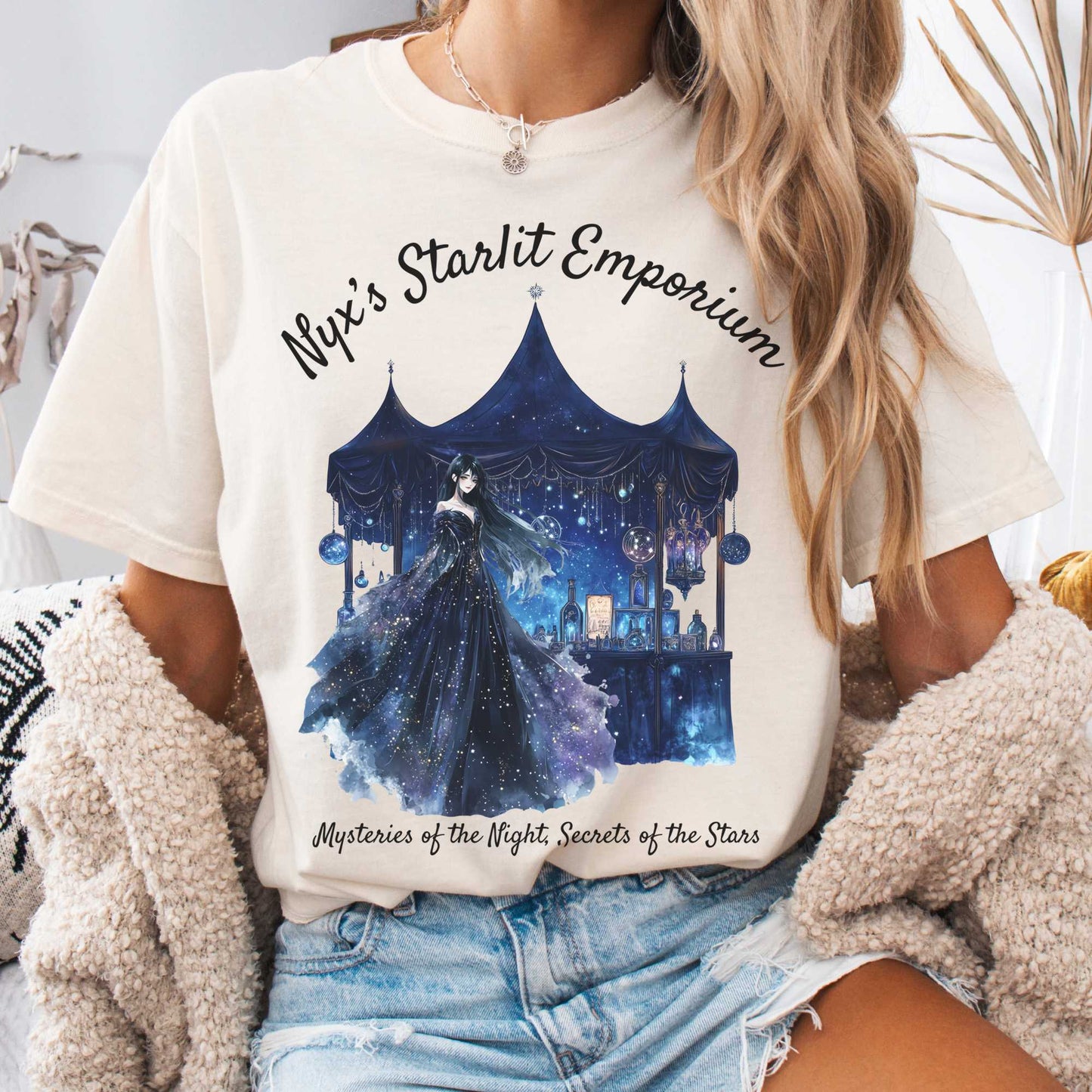 T-Shirt Ivory / S Nyx's Starlit Emporium Greek Goddess Shirt The Mystic Eden