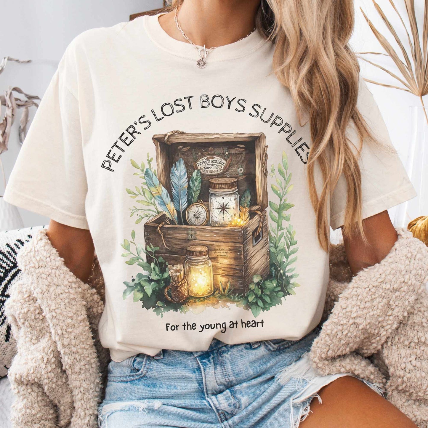 T-Shirt Ivory / S Peter's Lost Boys Supplies Shirt The Mystic Eden