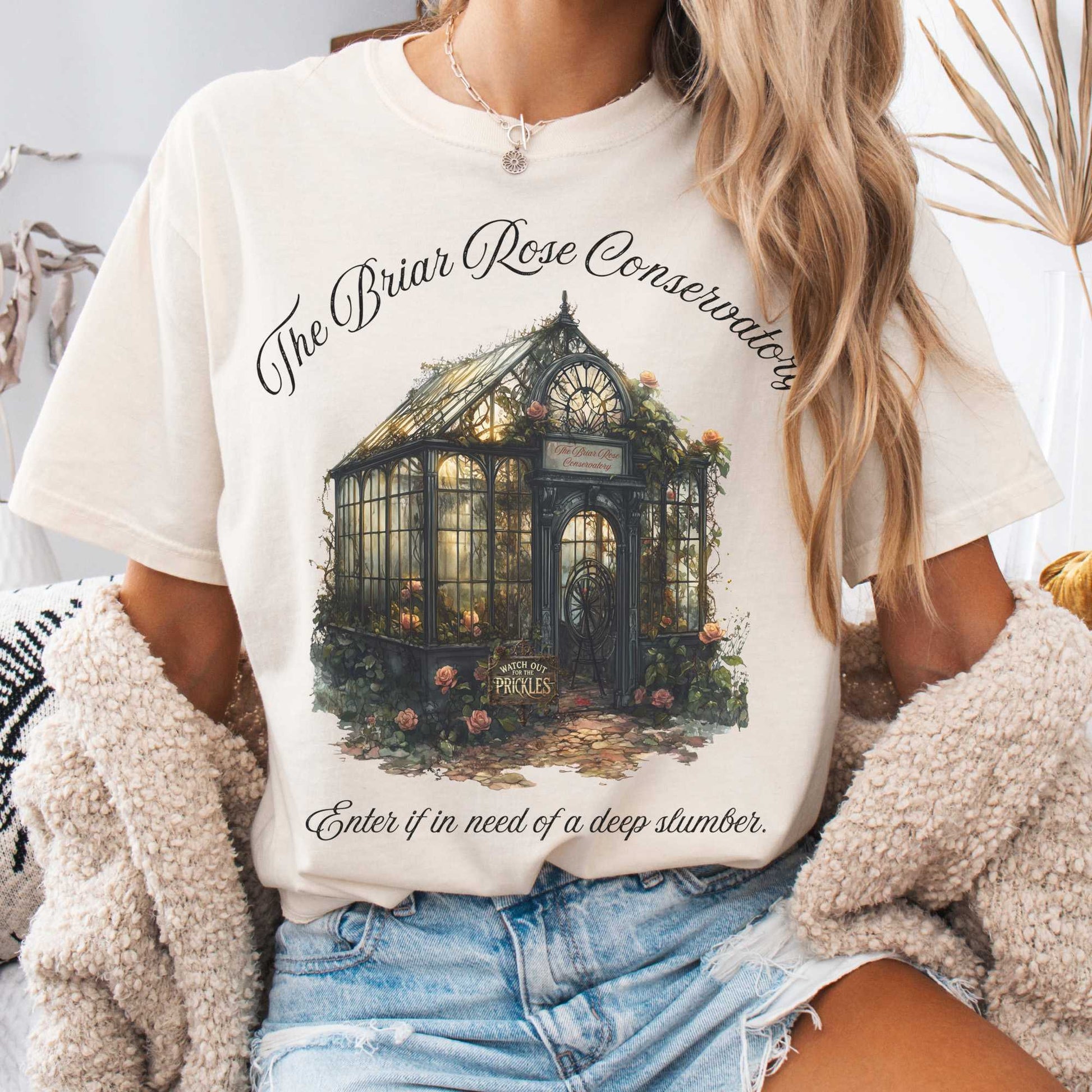 T-Shirt Ivory / S The Briar Rose Conservatory Fairytale Shirt The Mystic Eden