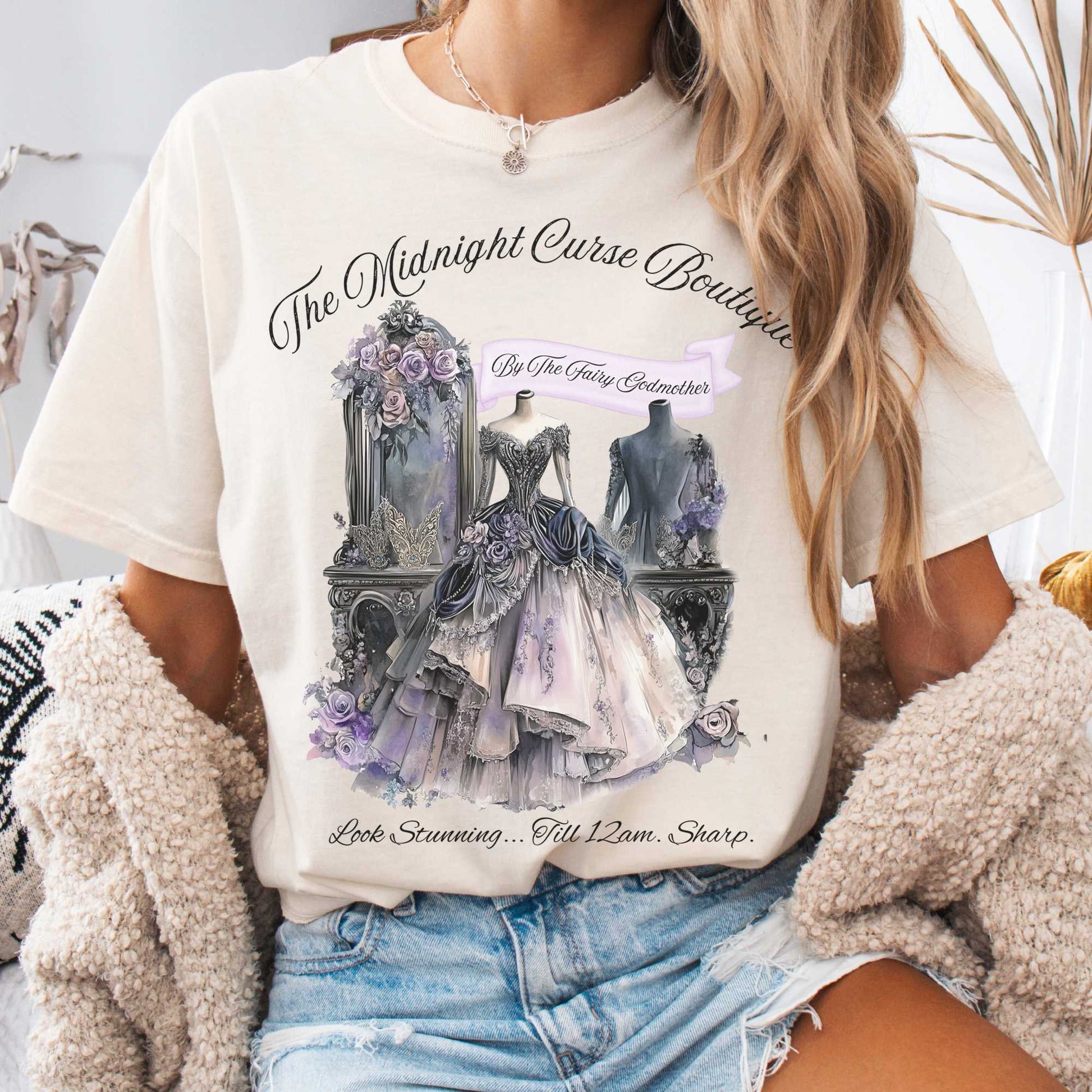 T-Shirt Ivory / S The Midnight Curse Boutique Fairytale Shirt The Mystic Eden