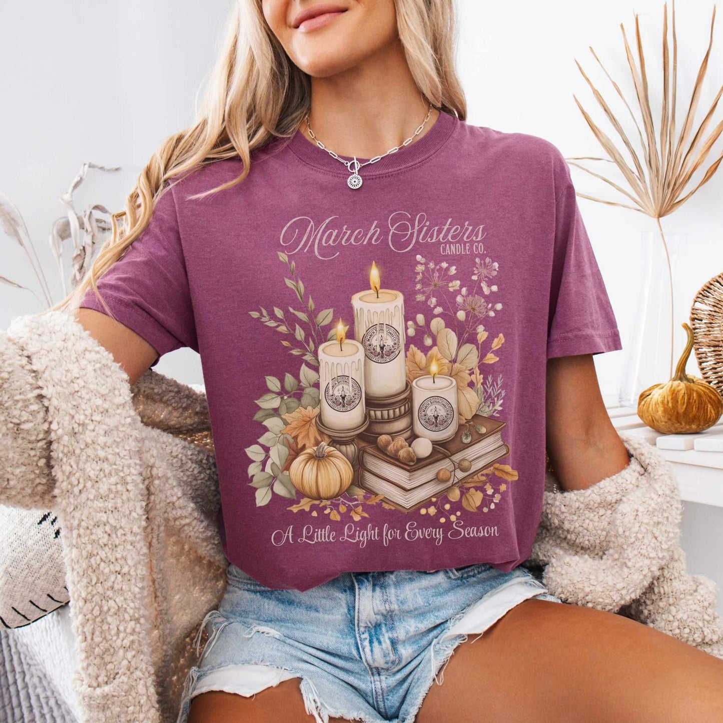 T-Shirt March Sisters Candle Co Little Women Shirt The Mystic Eden