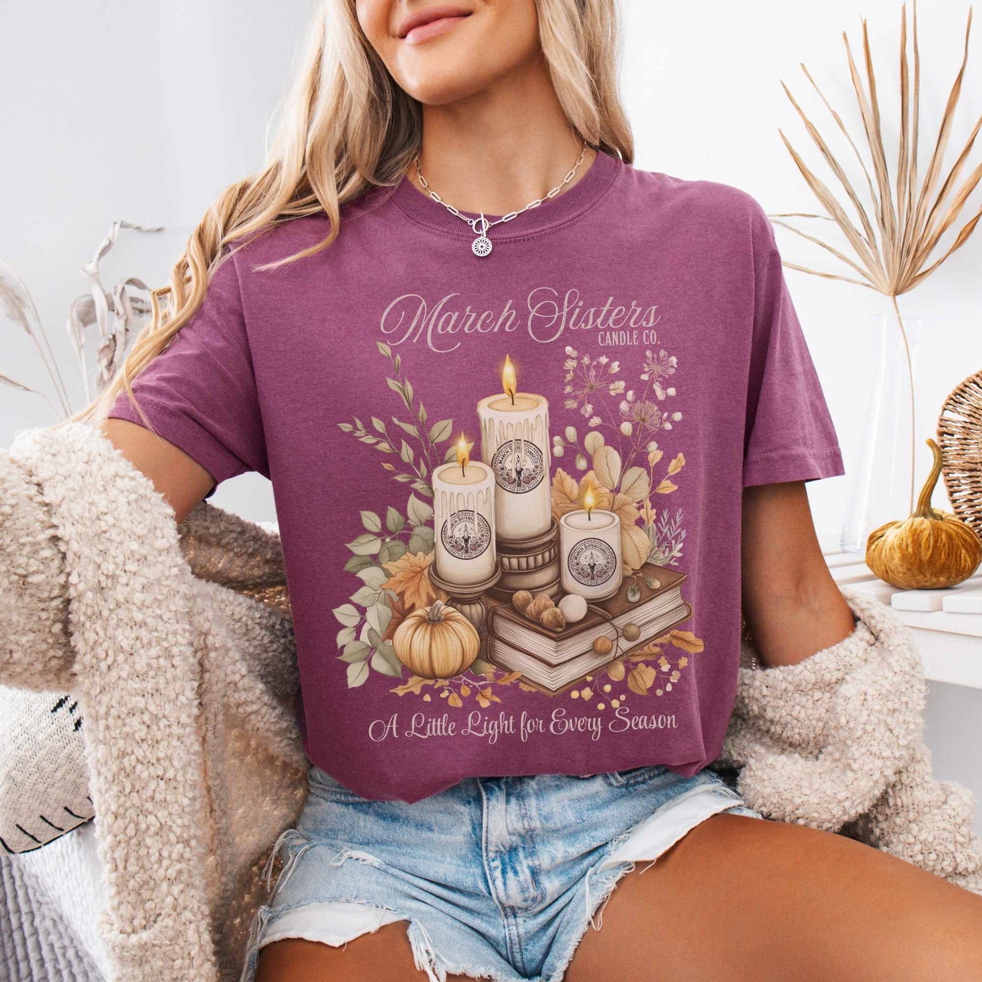 T-Shirt March Sisters Candle Co Little Women Shirt The Mystic Eden