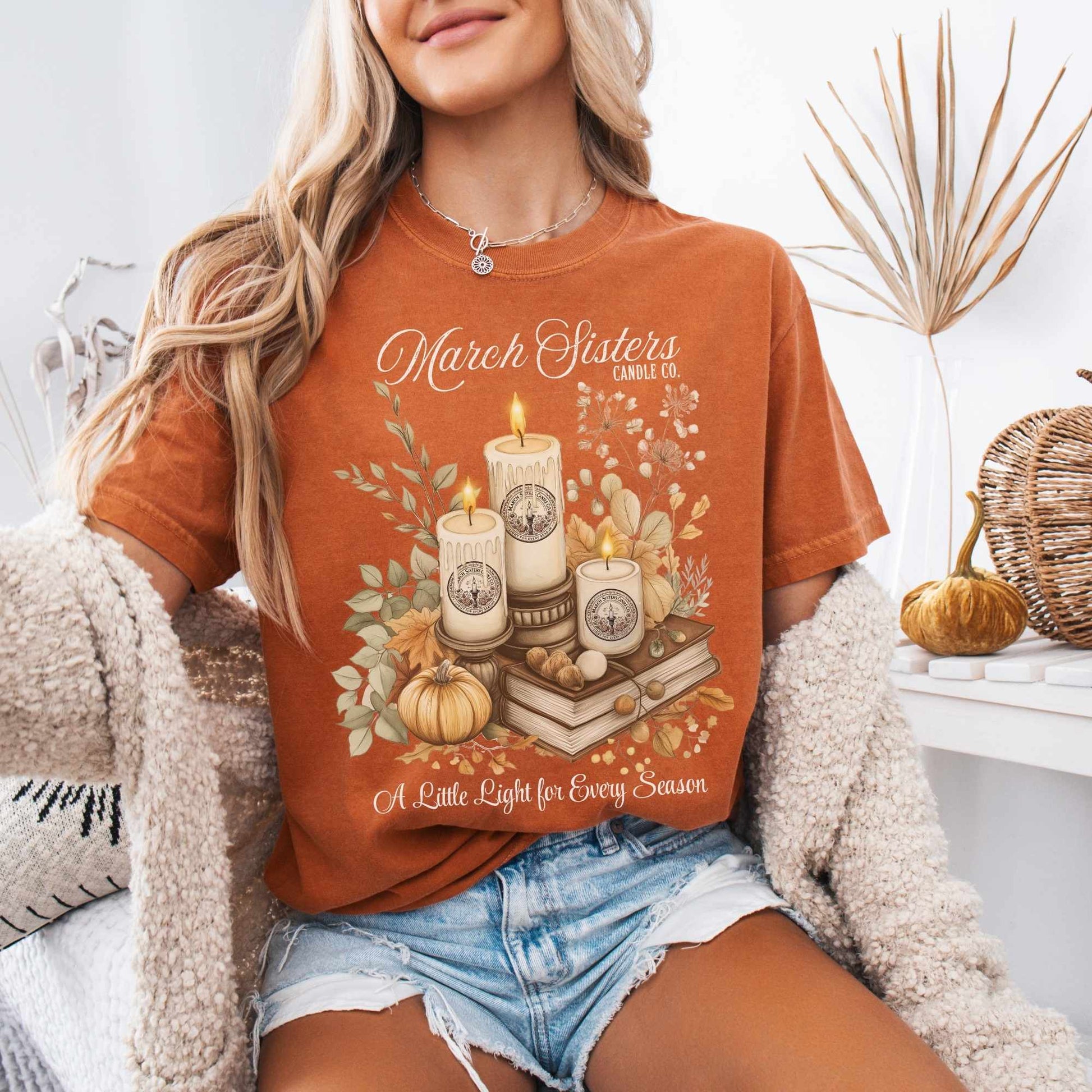 T-Shirt March Sisters Candle Co Little Women Shirt The Mystic Eden