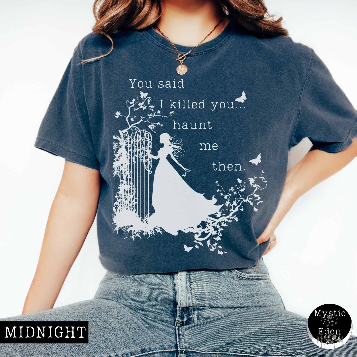 T-Shirt Midnight / S Wuthering Heights Emily Bronte Halloween Shirt The Mystic Eden