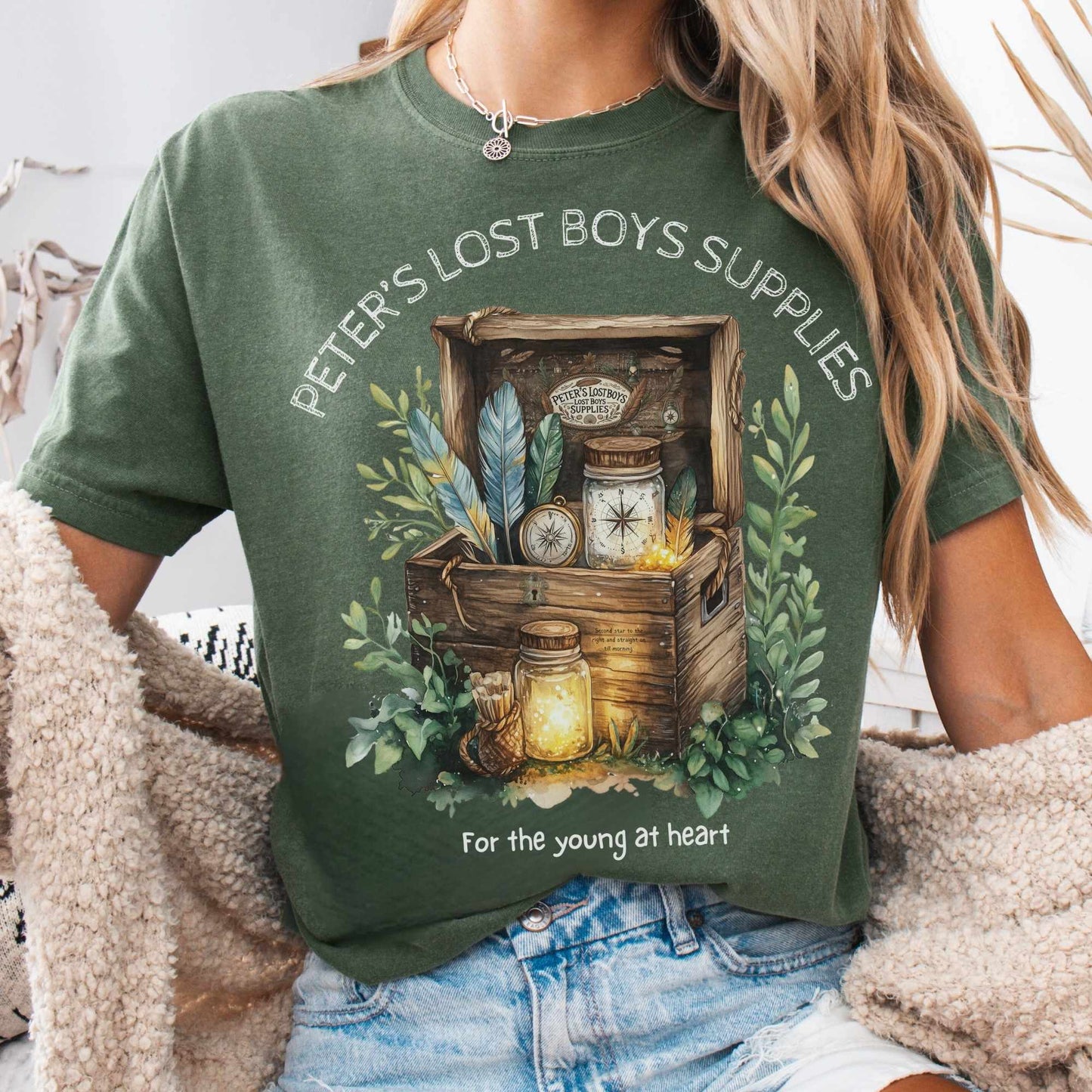 T-Shirt Moss / S Peter's Lost Boys Supplies Shirt The Mystic Eden