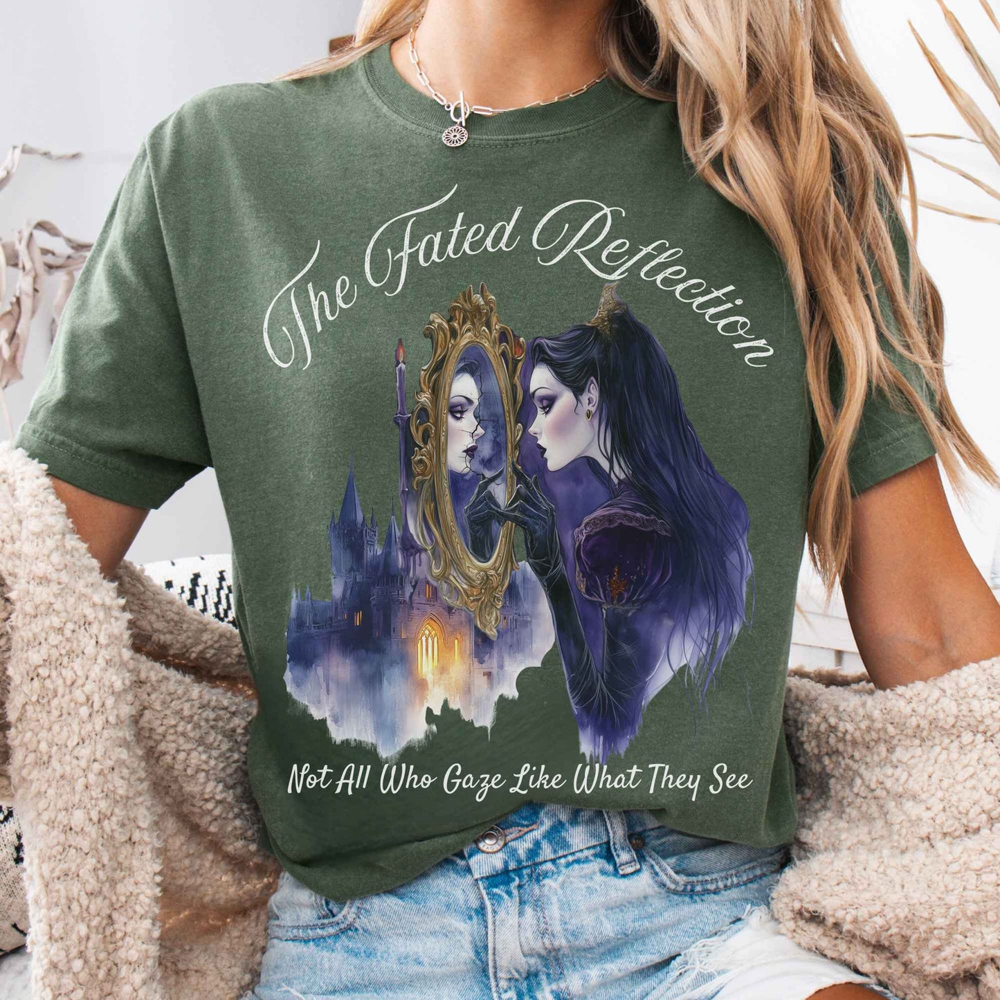 T-Shirt Moss / S The Fated Reflection Fairytale Shirt The Mystic Eden