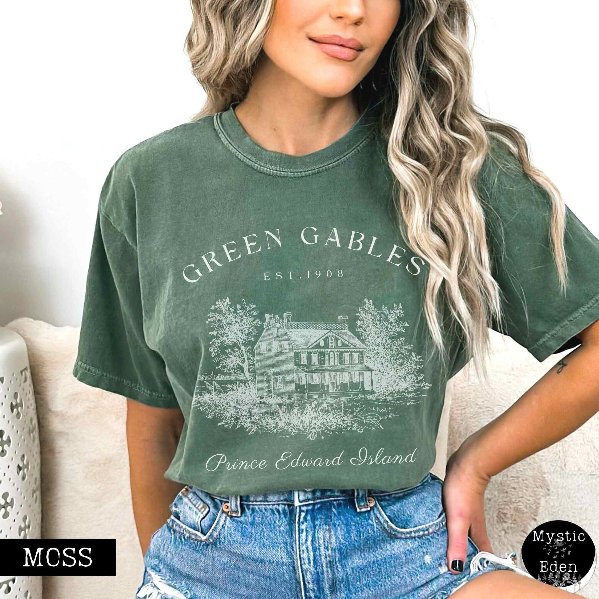 T-Shirt Moss / S Vintage Anne of Green Gables T-Shirt The Mystic Eden