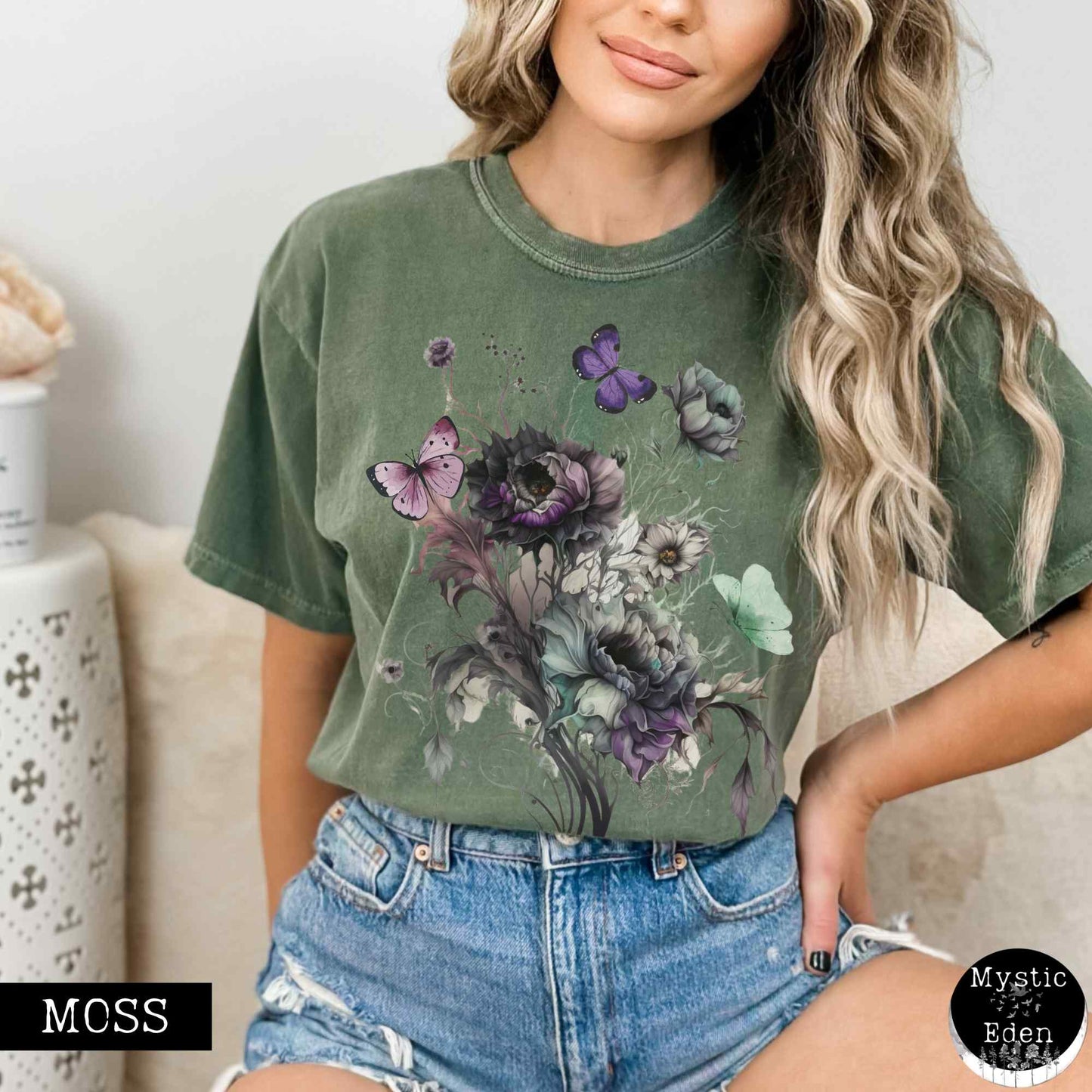 T-Shirt Moss / S Witchy Whimsigoth T-shirt The Mystic Eden