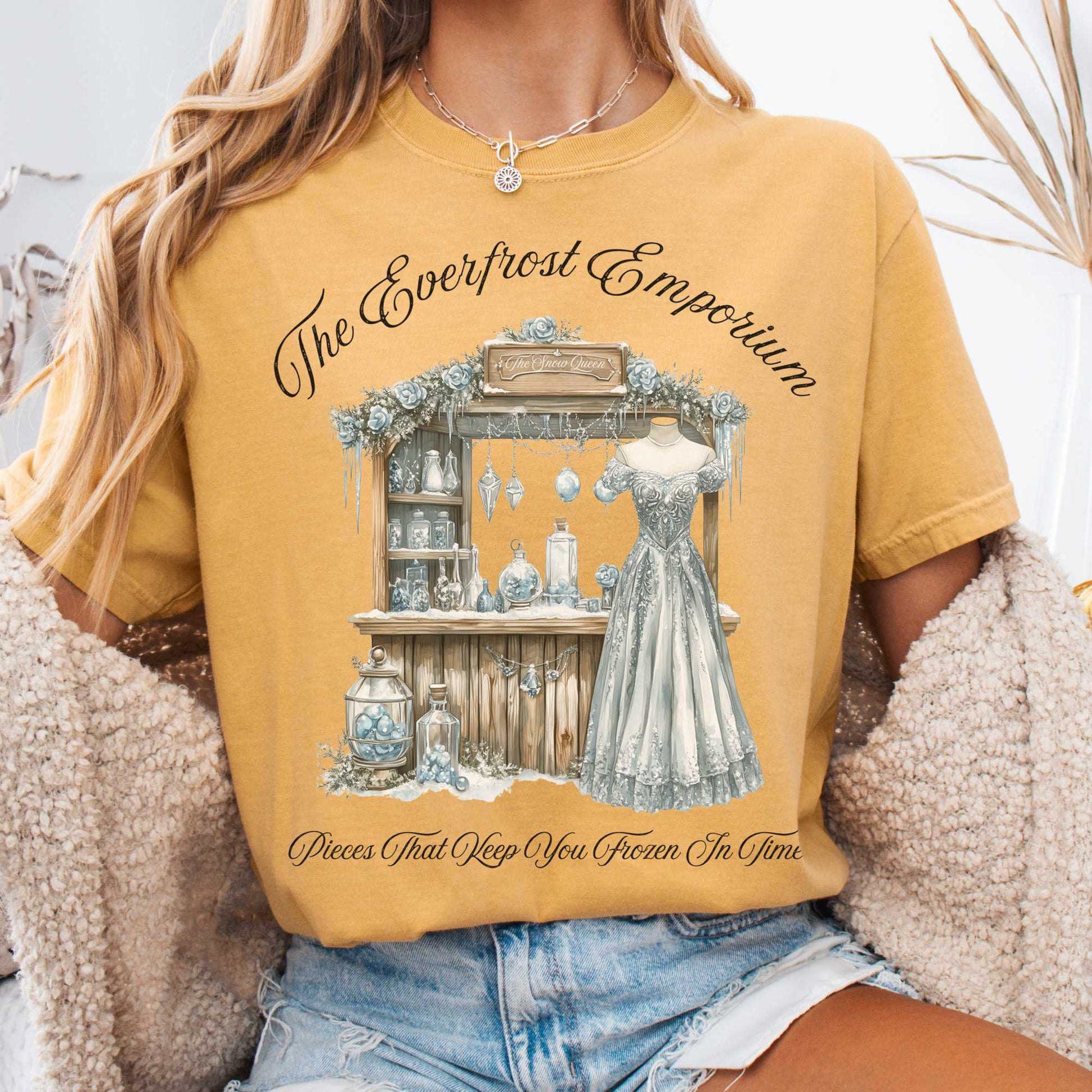 T-Shirt Mustard / S The Everfrost Emporium Fairytale Shirt The Mystic Eden
