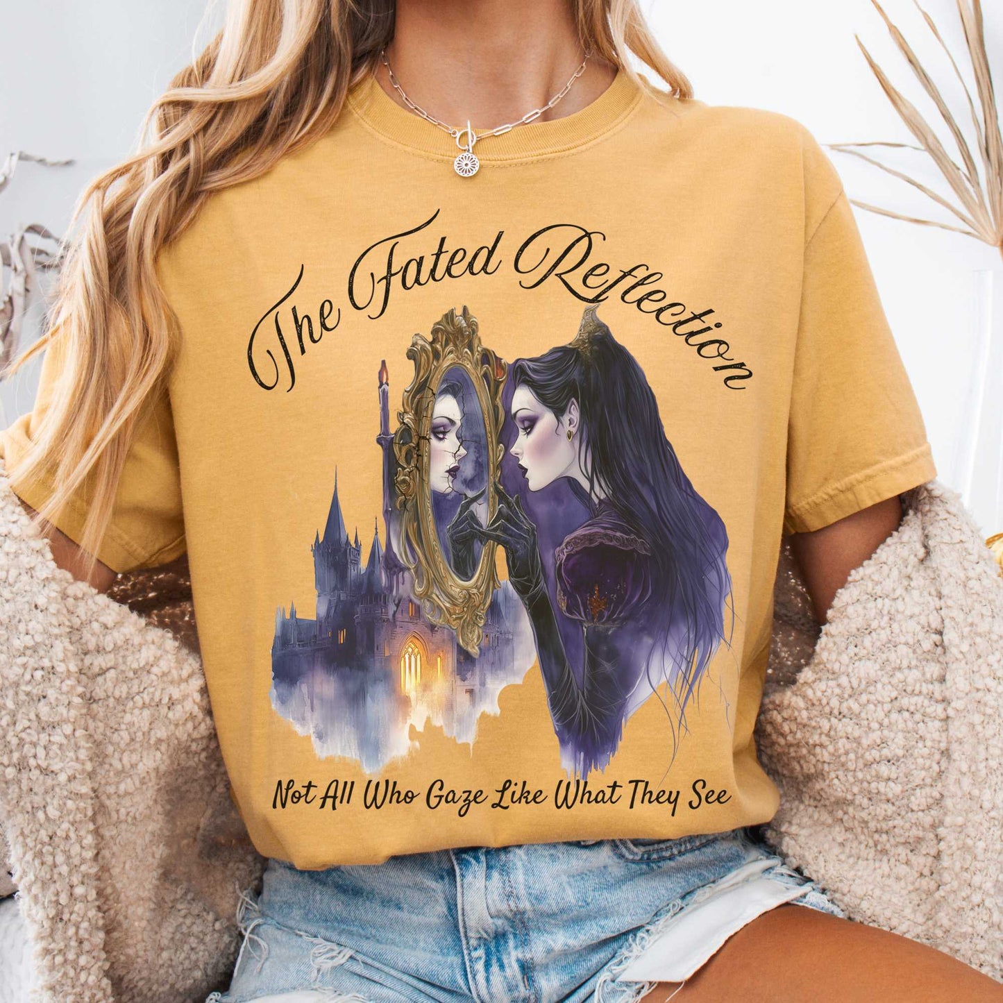T-Shirt Mustard / S The Fated Reflection Fairytale Shirt The Mystic Eden