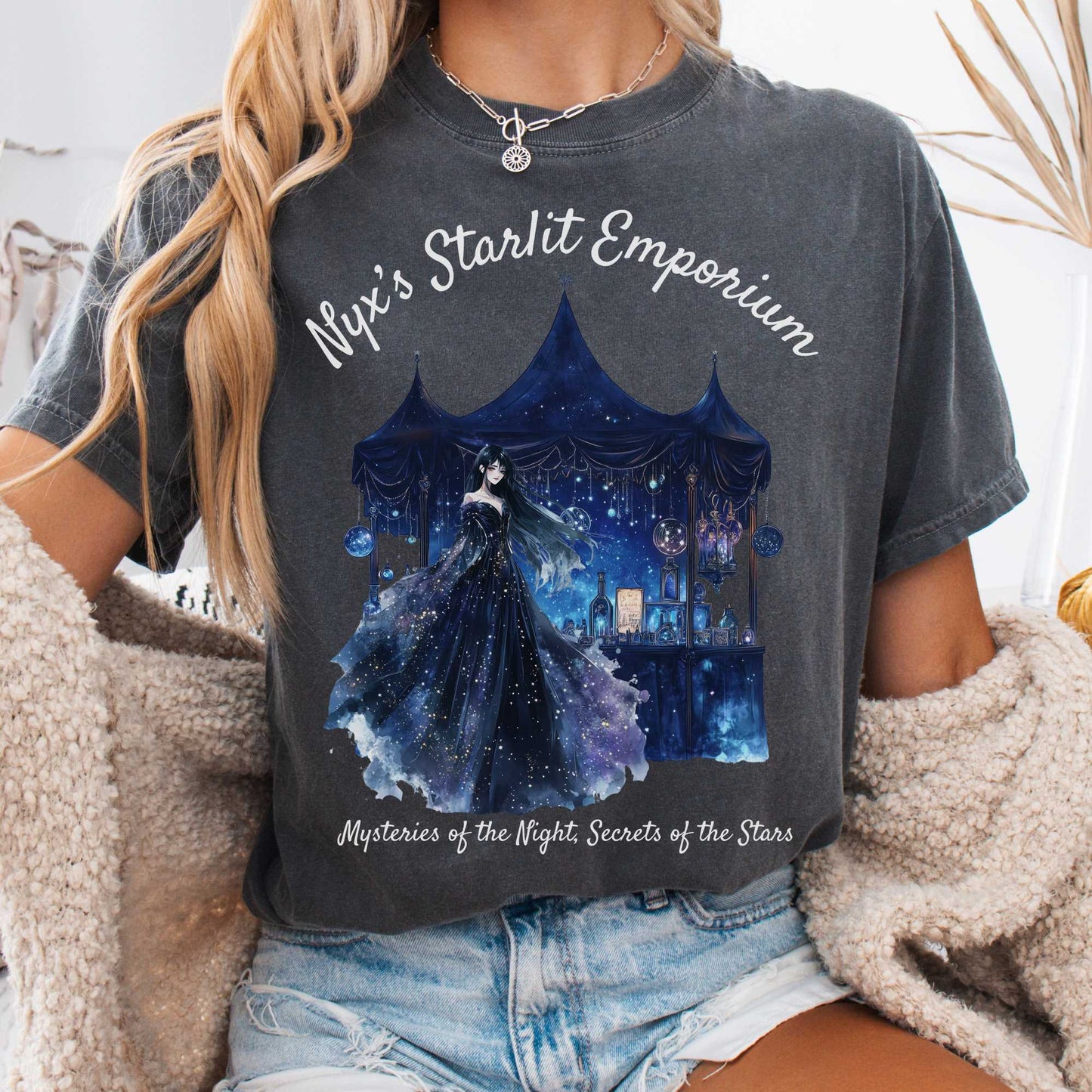 T-Shirt Pepper / S Nyx's Starlit Emporium Greek Goddess Shirt The Mystic Eden