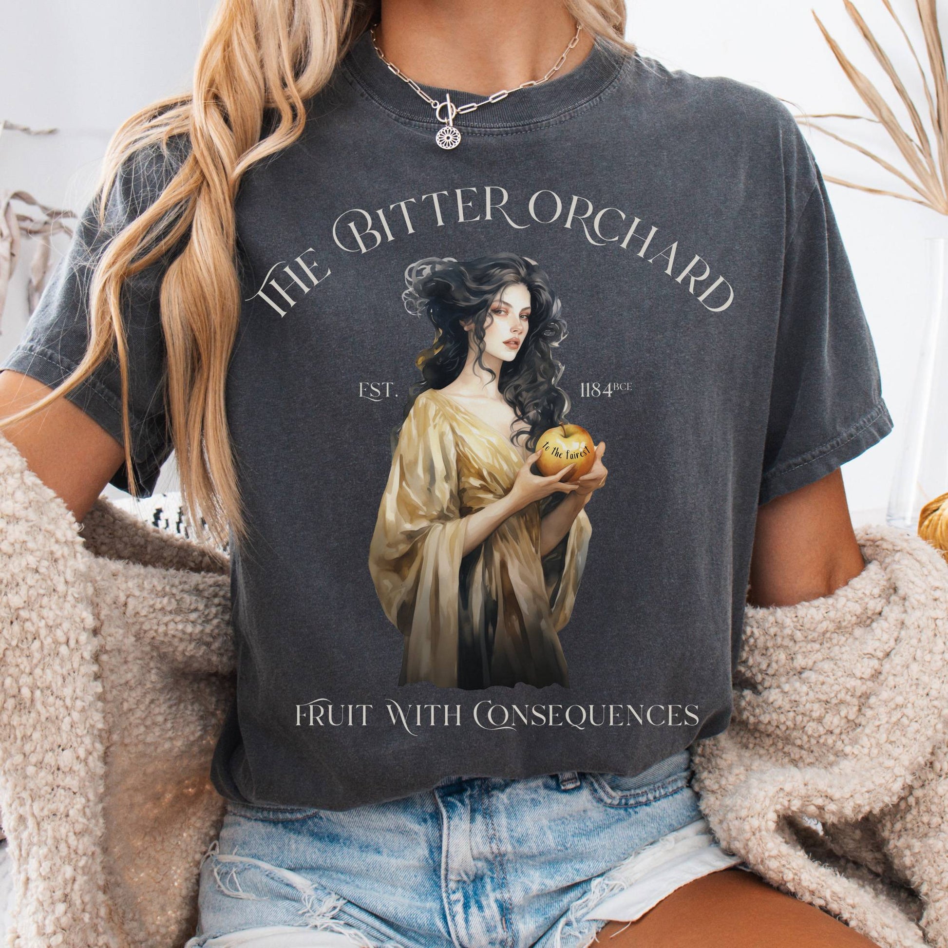 T-Shirt Pepper / S The Bitter Orchard T-Shirt β Fruit With Consequences The Mystic Eden
