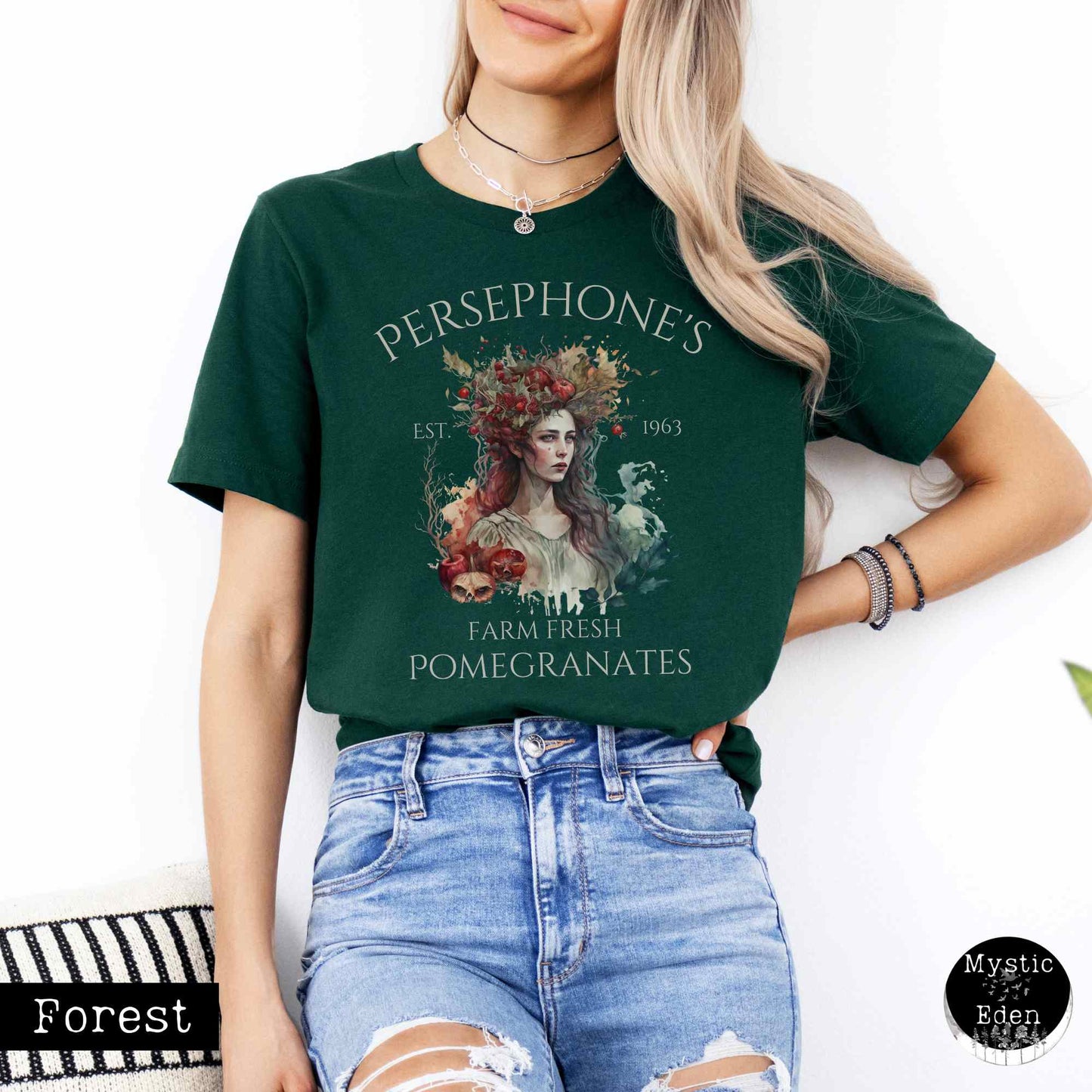 T-Shirt Persephone Greek Mythology Shirt The Mystic Eden