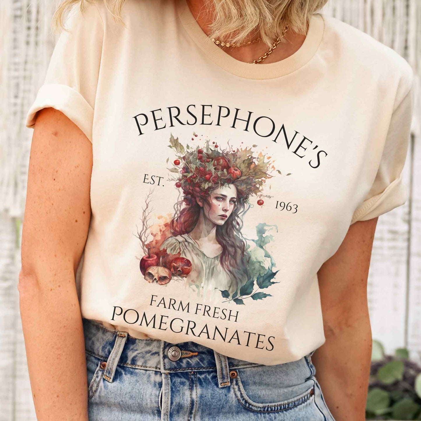 T-Shirt Persephone Greek Mythology Shirt The Mystic Eden
