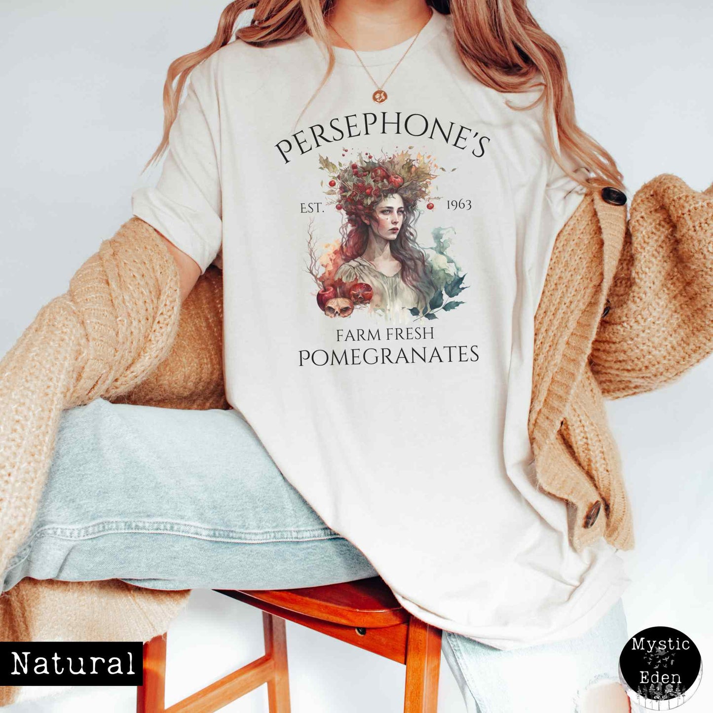 T-Shirt Persephone Greek Mythology Shirt The Mystic Eden