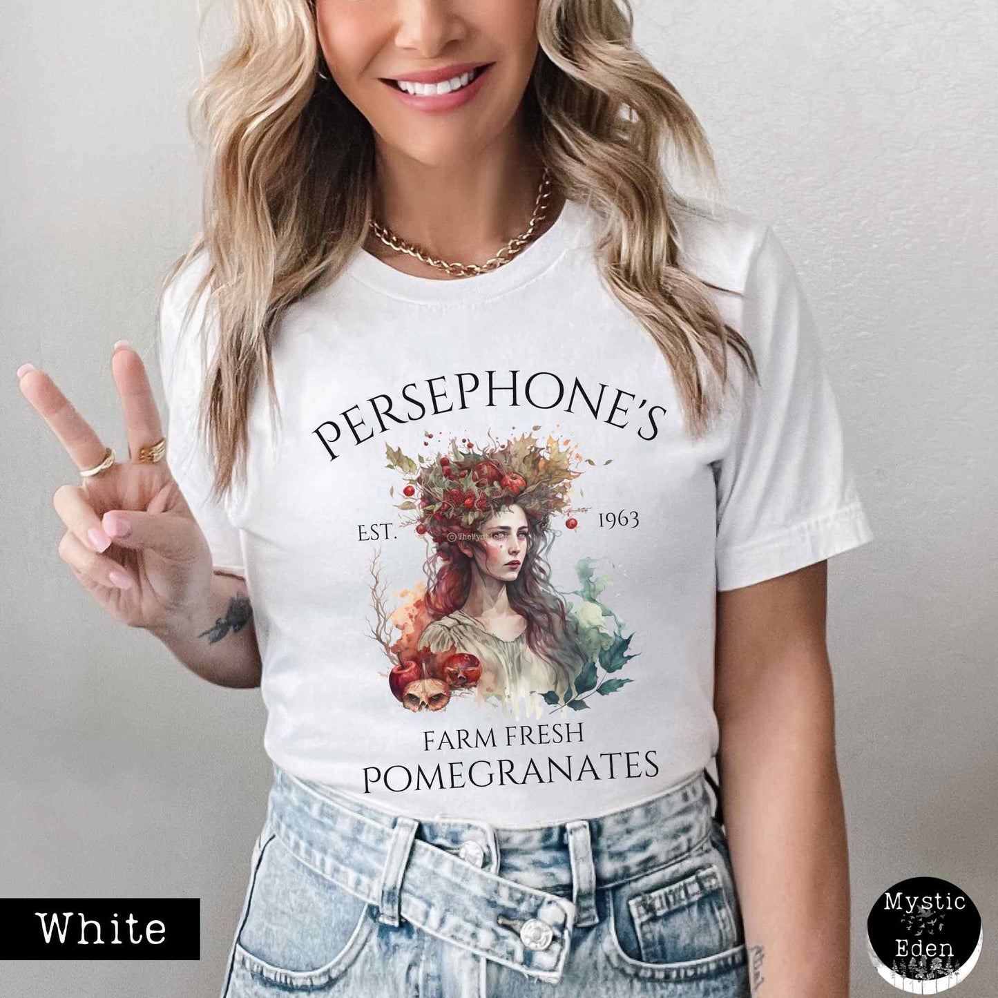 T-Shirt Persephone Greek Mythology Shirt The Mystic Eden