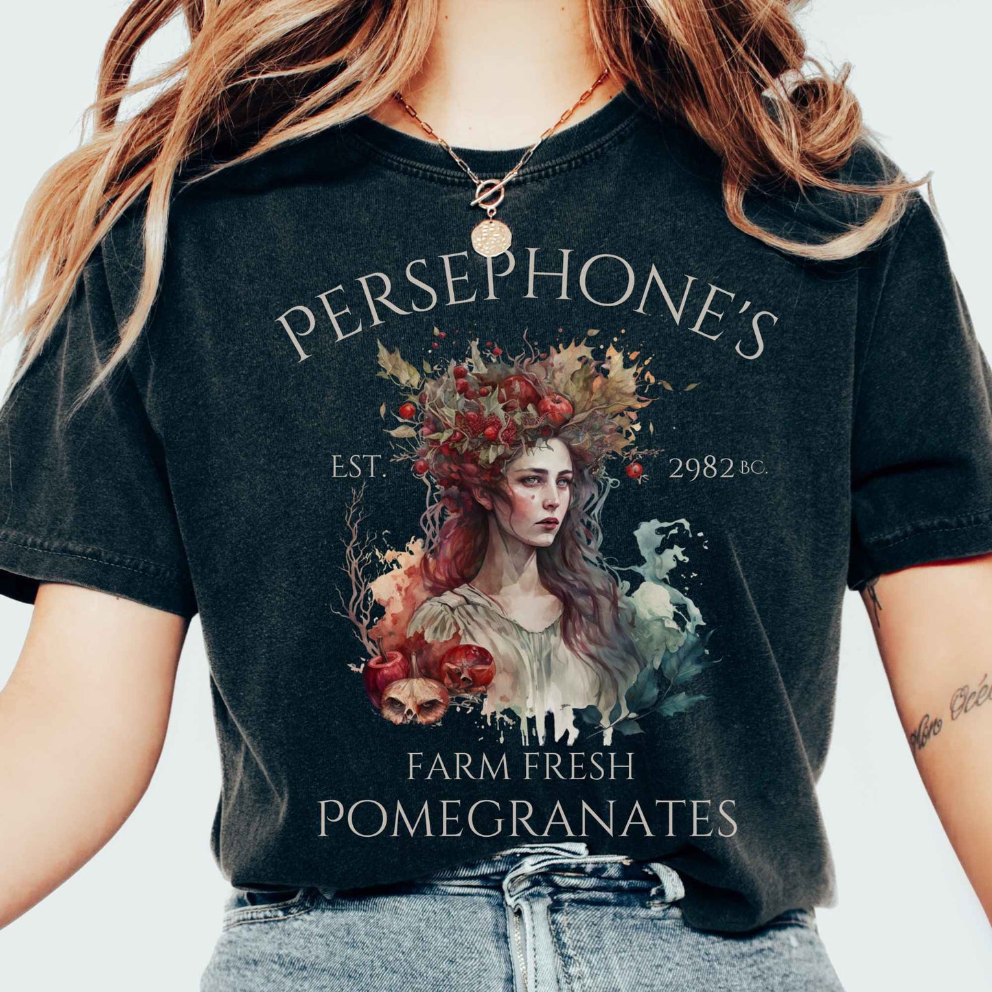 T-Shirt Persephone's 2982 BC Greek Mythology Shirt The Mystic Eden