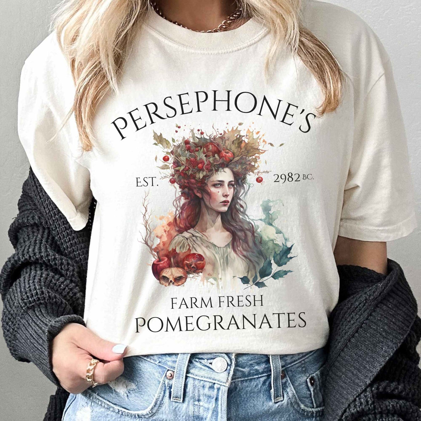 T-Shirt Persephone's 2982 BC Greek Mythology Shirt The Mystic Eden