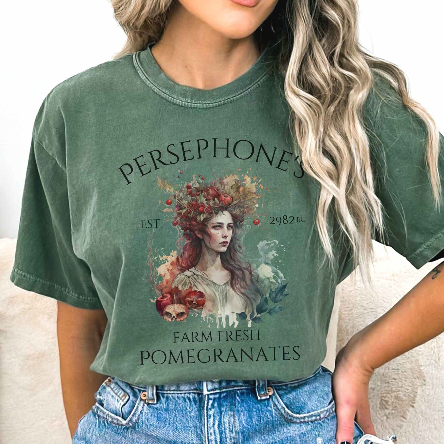 T-Shirt Persephone's 2982 BC Greek Mythology Shirt The Mystic Eden