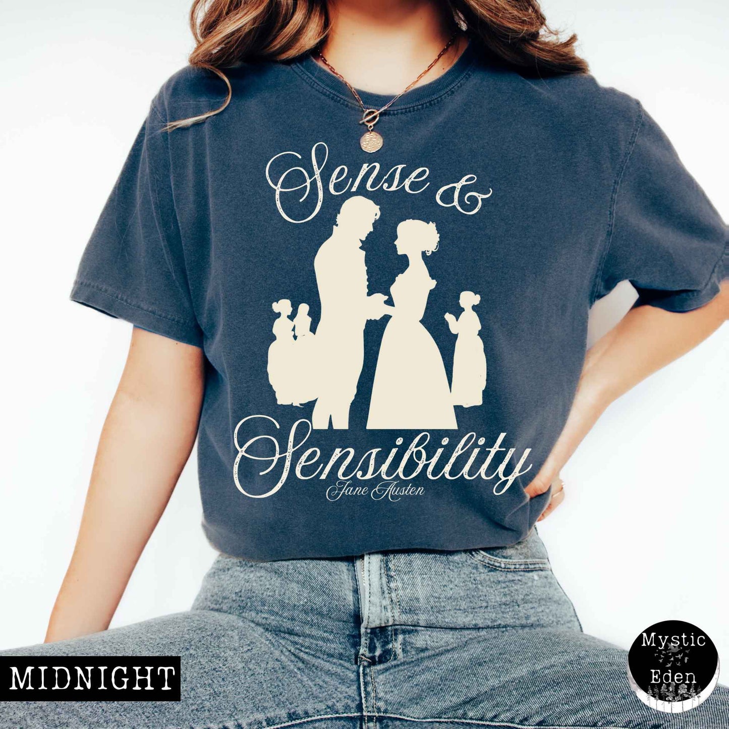 T-Shirt Sense & Sensibility Jane Austen shirt The Mystic Eden