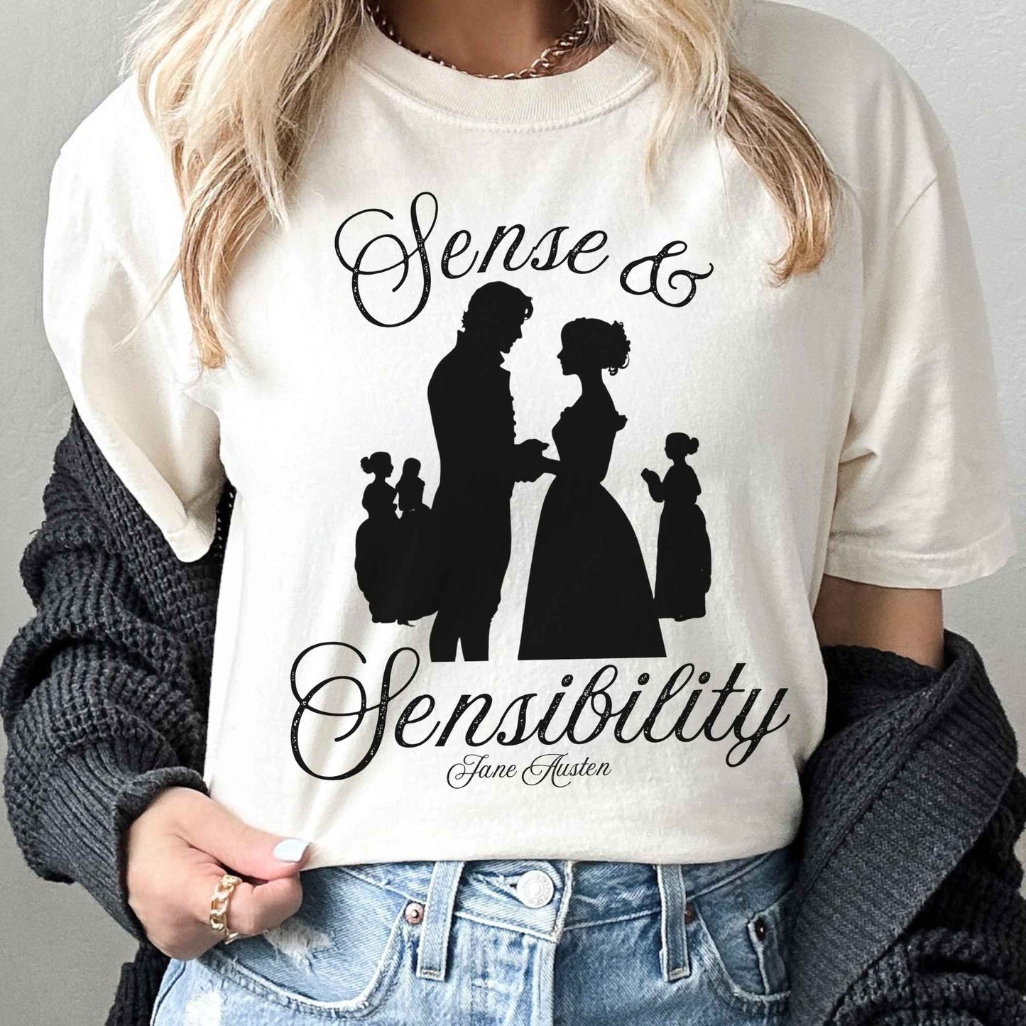 T-Shirt Sense & Sensibility Jane Austen shirt The Mystic Eden