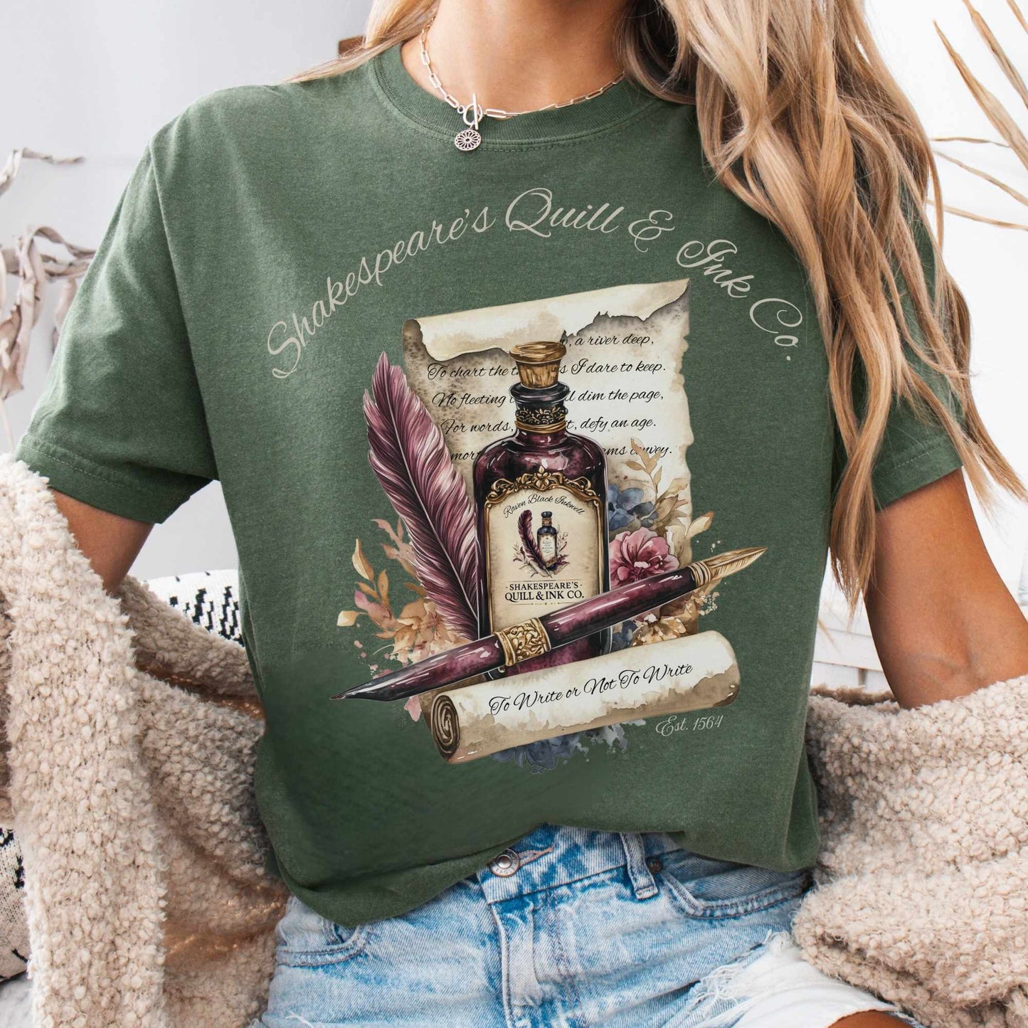 T-Shirt Shakespeare's Quill & Ink Co. Tee The Mystic Eden