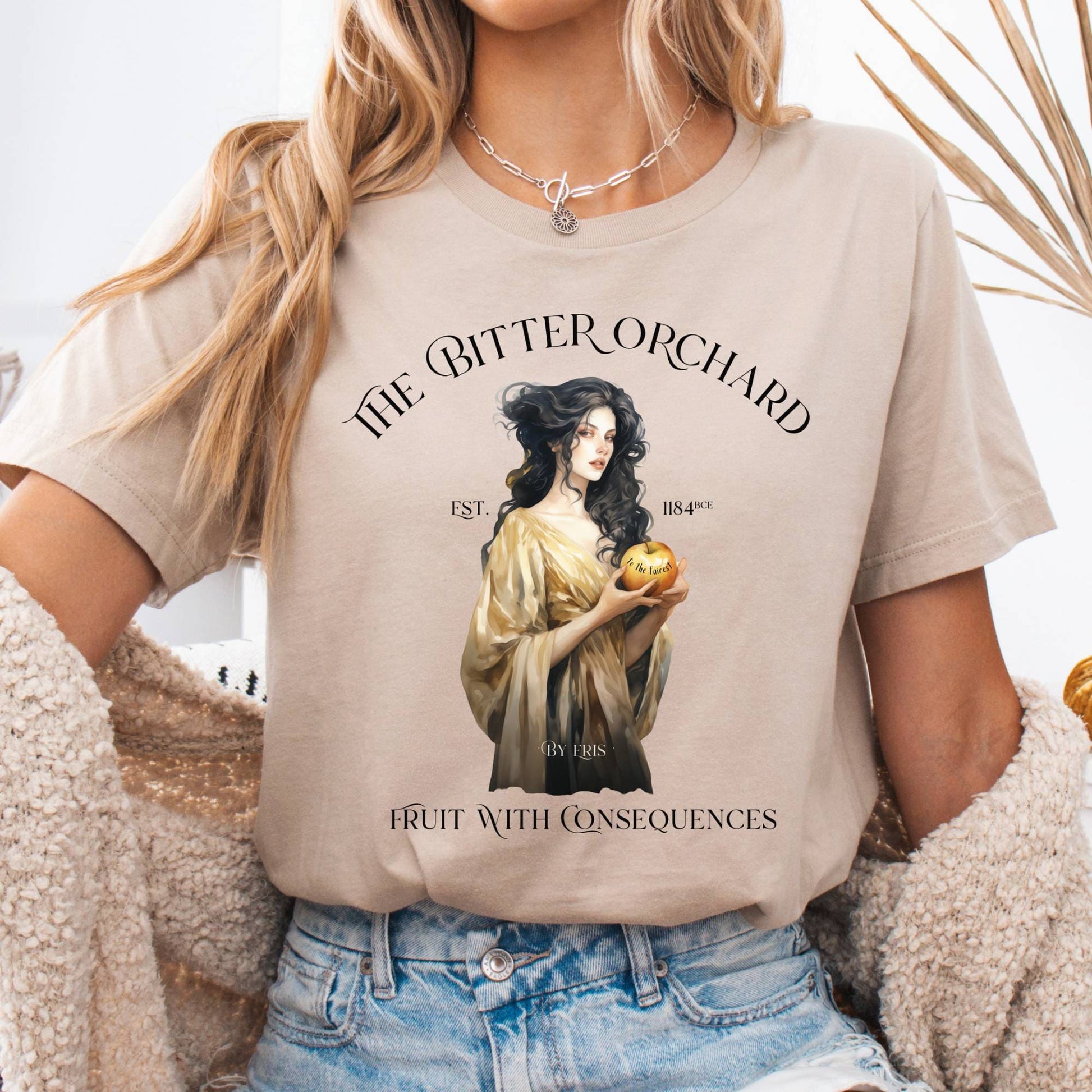 T-Shirt Tan / S The Bitter Orchard Bella + Canvas Tee – Fruit With Consequences The Mystic Eden