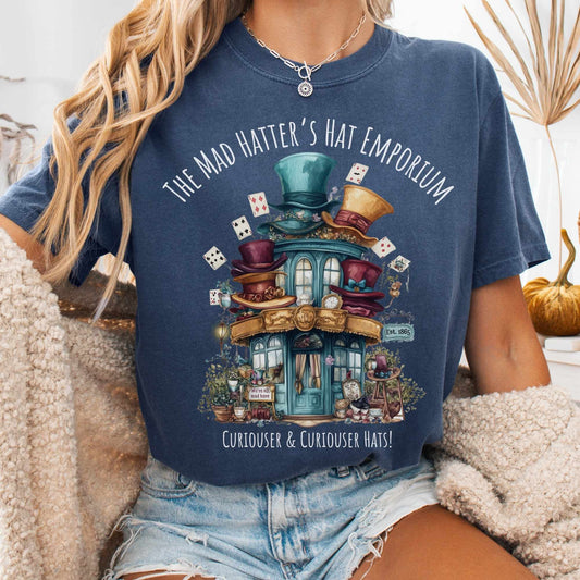 T-Shirt The Mad Hatter's Hat Emporium Shirt The Mystic Eden