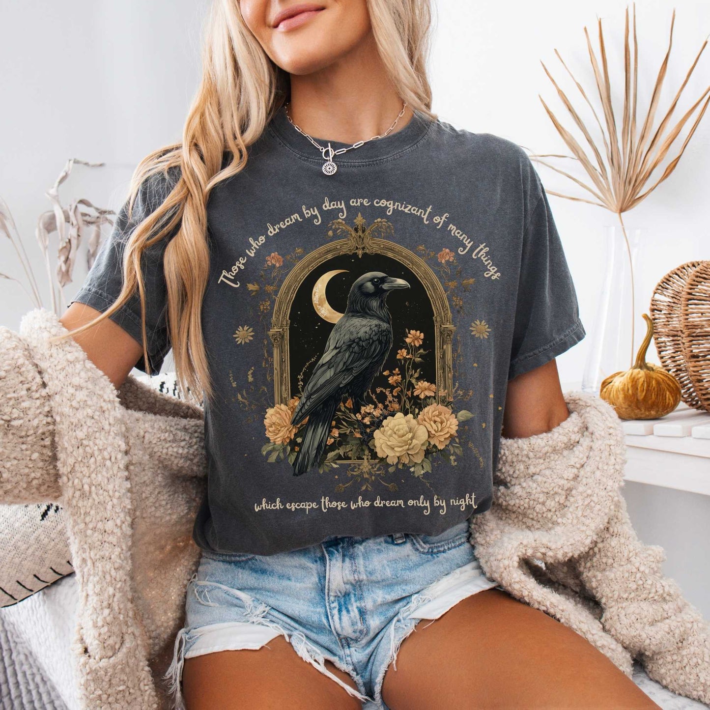 T-Shirt Those Who Dream By Day Edgar Allan Poe Shirt The Mystic Eden