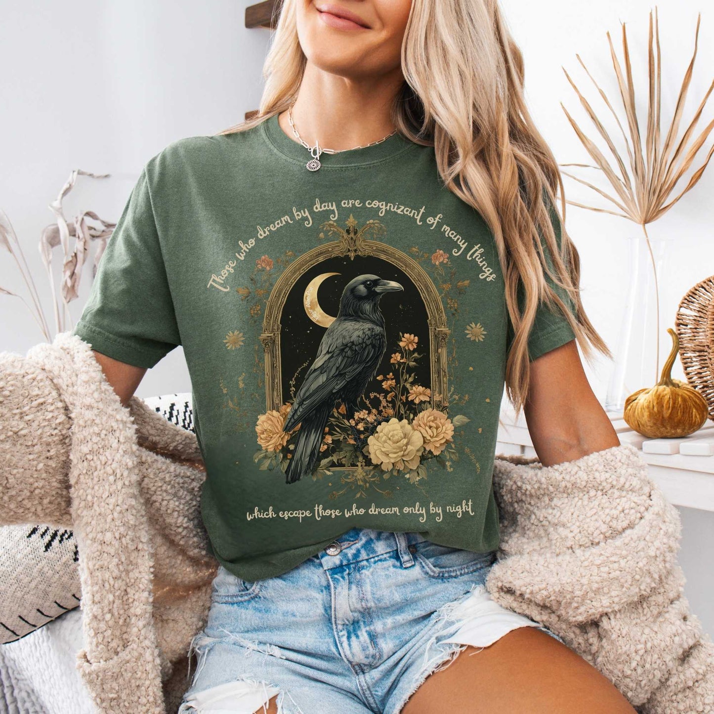 T-Shirt Those Who Dream By Day Edgar Allan Poe Shirt The Mystic Eden