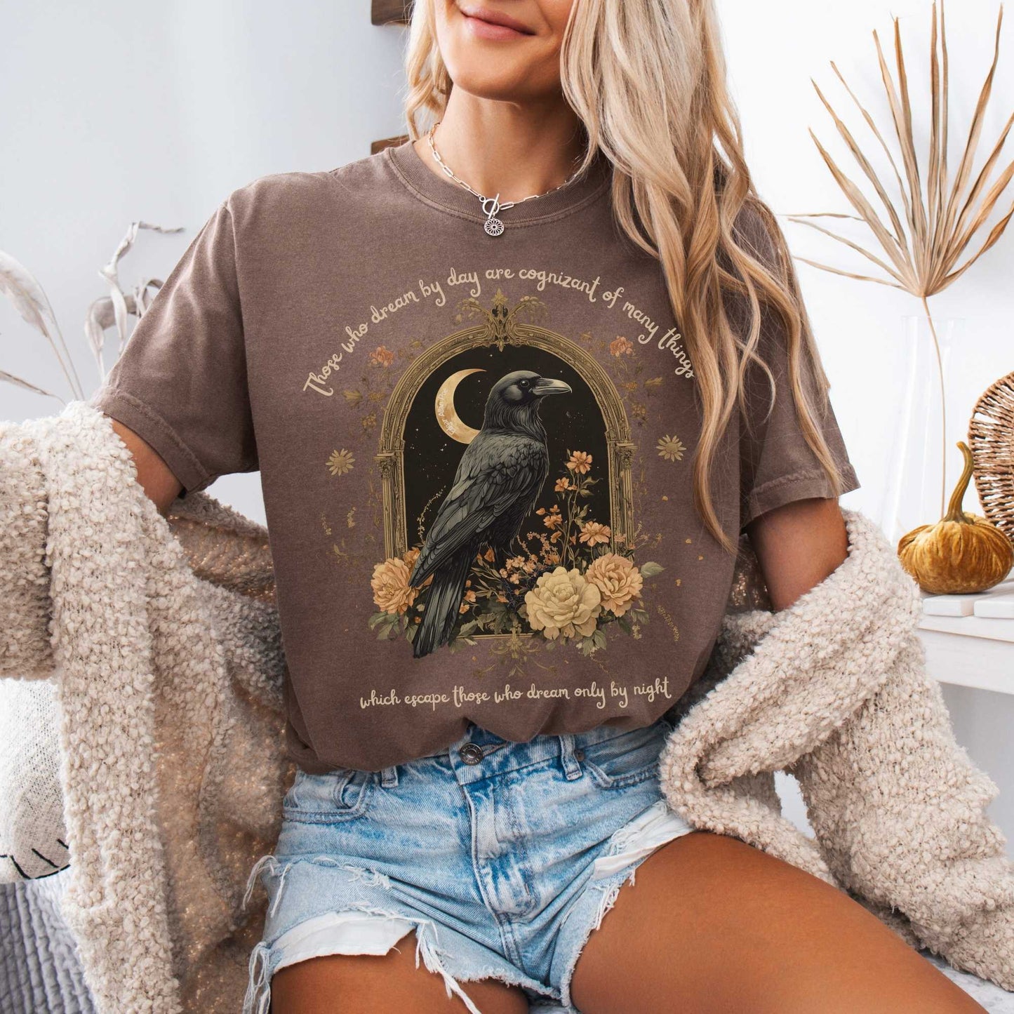 T-Shirt Those Who Dream By Day Edgar Allan Poe Shirt The Mystic Eden