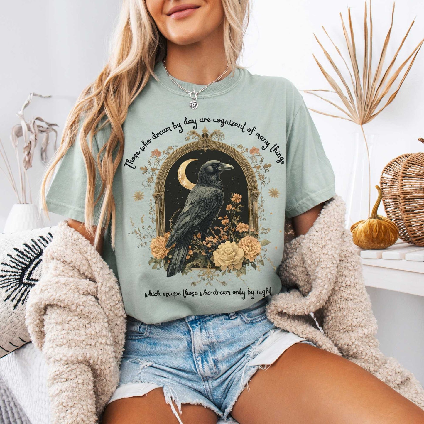 T-Shirt Those Who Dream By Day Edgar Allan Poe Shirt The Mystic Eden