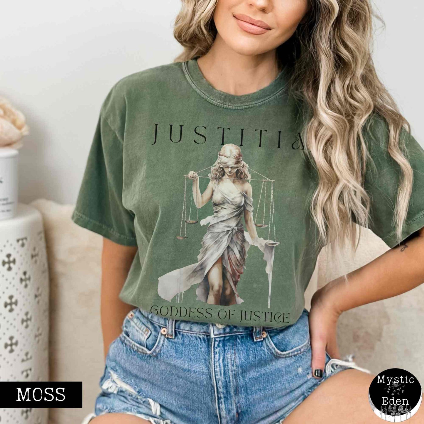 T-Shirt Vintage Greek Mythology Shirt Greek Goddess Shirt The Mystic Eden