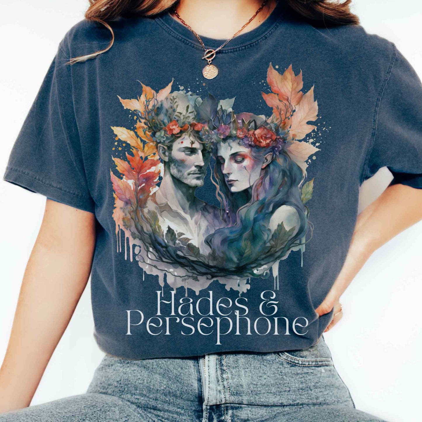 T-Shirt Vintage Hades & Persephone Greek Mythology T-shirt The Mystic Eden